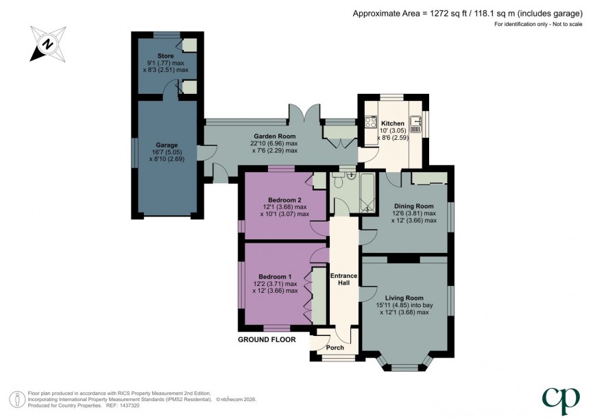 2 bedroom Bungalow for Sale Shillington, Hitchin, Bedfordshire