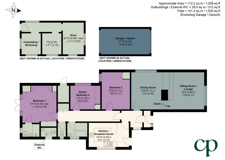 3 bedroom Bungalow for Sale Ampthill Road, Shefford, Bedfordshire