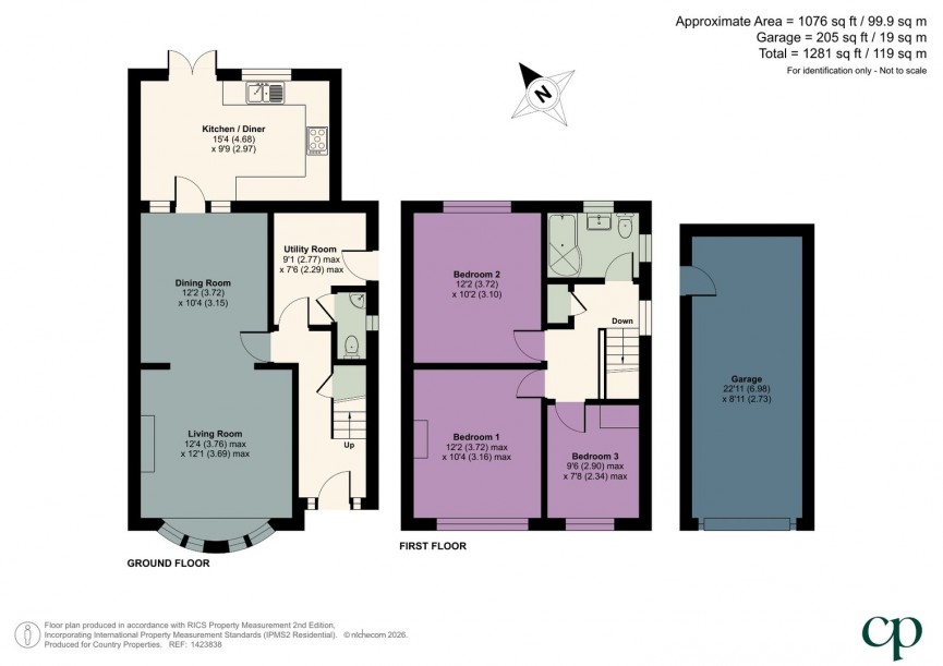 3 bedroom House for Sale Lower Stondon, Henlow, Bedfordshire