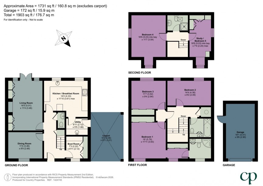 5 bedroom House for Sale Comfrey Road, Stotfold, Bedfordshire