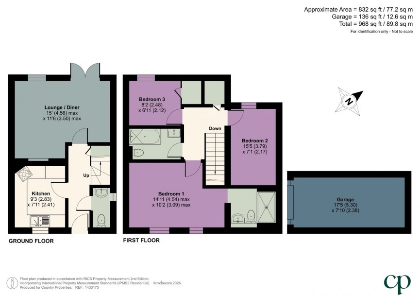 3 bedroom House for Sale Kingfisher Road, Shefford, Bedfordshire