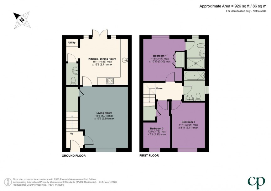 3 bedroom House for Sale Blackbird Gardens, Langford, Bedfordshire