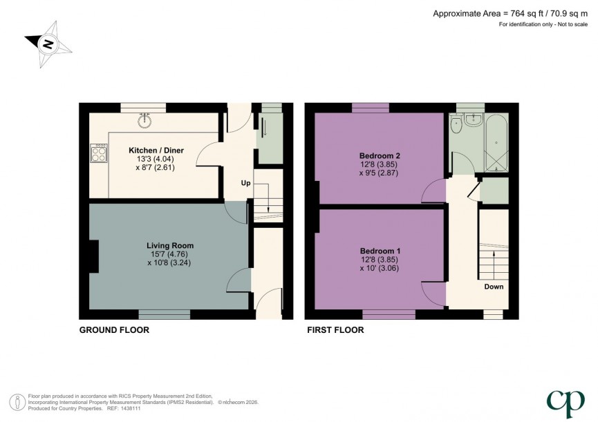 2 bedroom House for Sale Olympus Road, Henlow, Bedfordshire