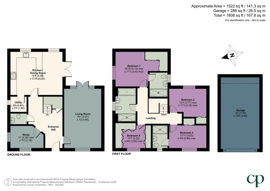 4 bedroom House for Sale Blackbird Gardens, Langford, Bedfordshire