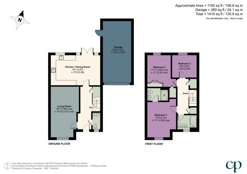 3 bedroom House for Sale Viney Corner, Arlesey, Bedfordshire