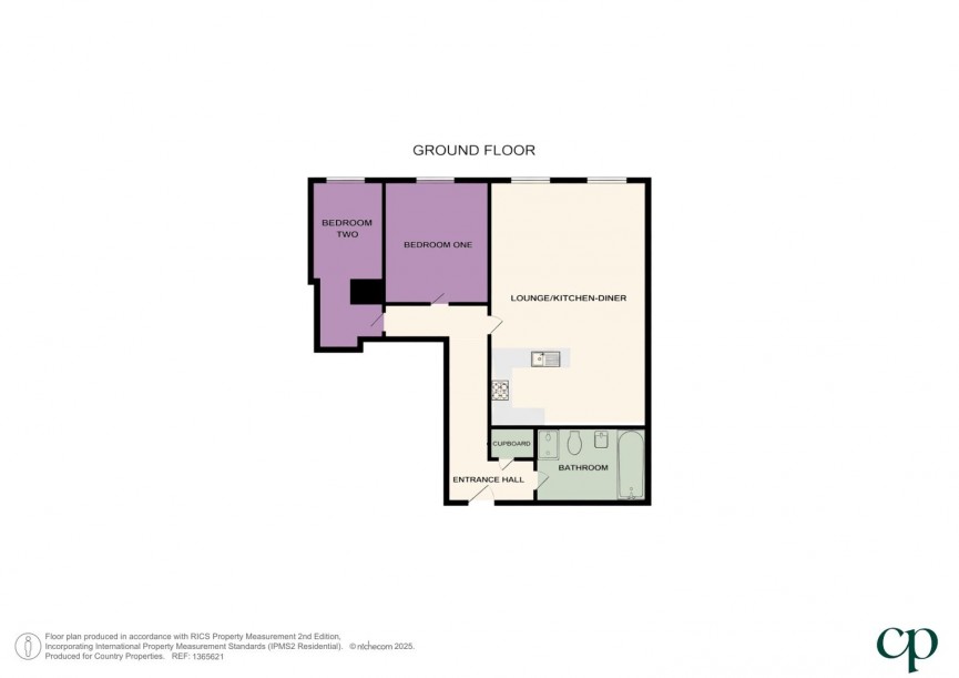 2 bedroom Flat for Letting Kingsley Avenue, Fairfield, Bedfordshire