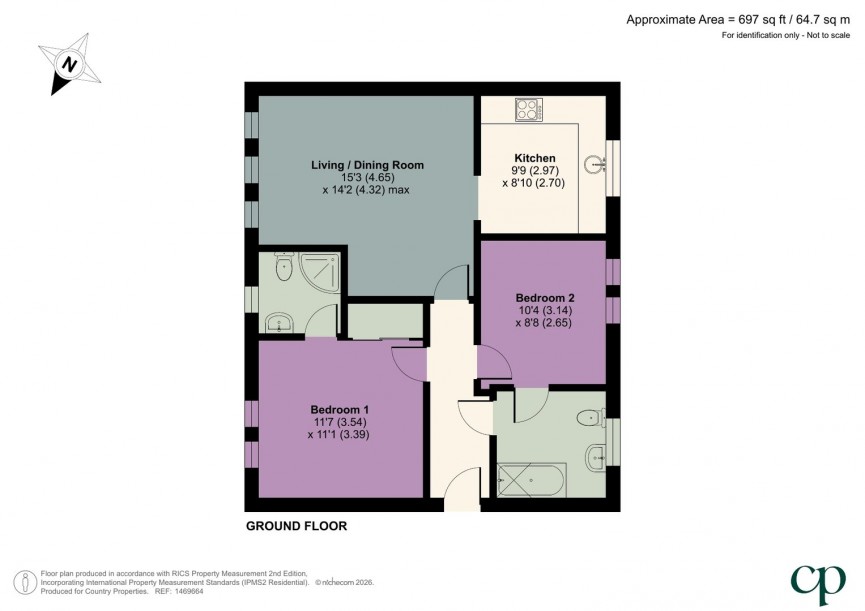 2 bedroom Flat for Sale Coopers Court, Shefford, Bedfordshire