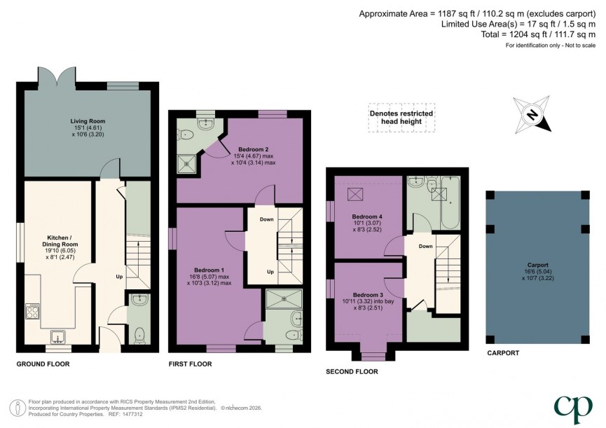 4 bedroom House for Sale Drovers Lane, Stotfold, Bedfordshire