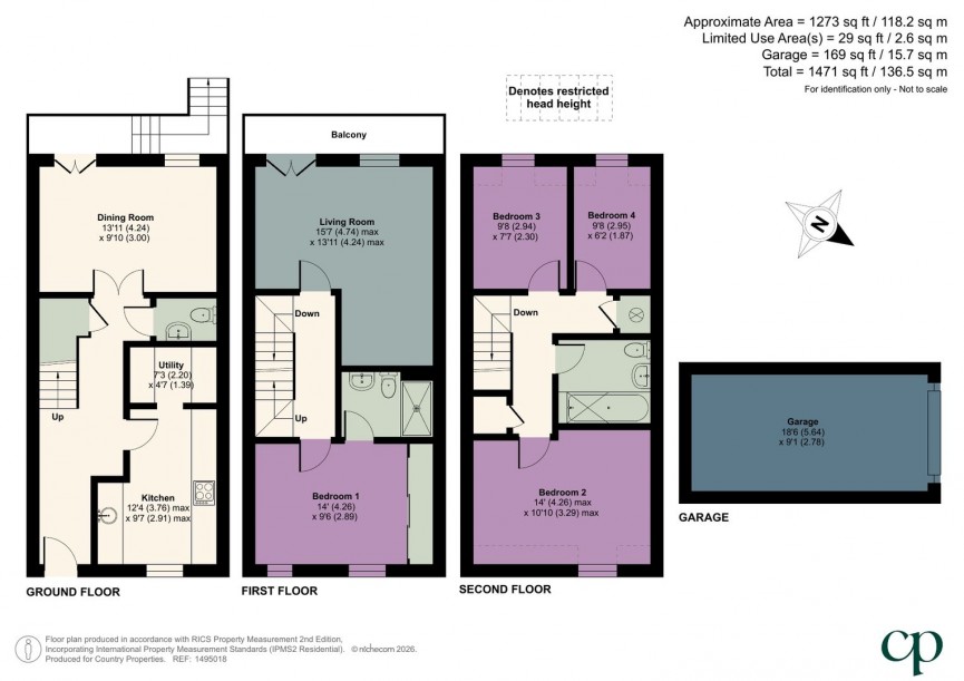 3 bedroom House for Sale Heronslee, Shefford, Bedfordshire