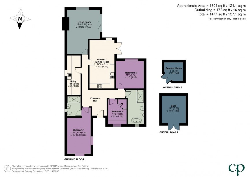 3 bedroom Bungalow for Sale Stotfold, Hitchin, Bedfordshire