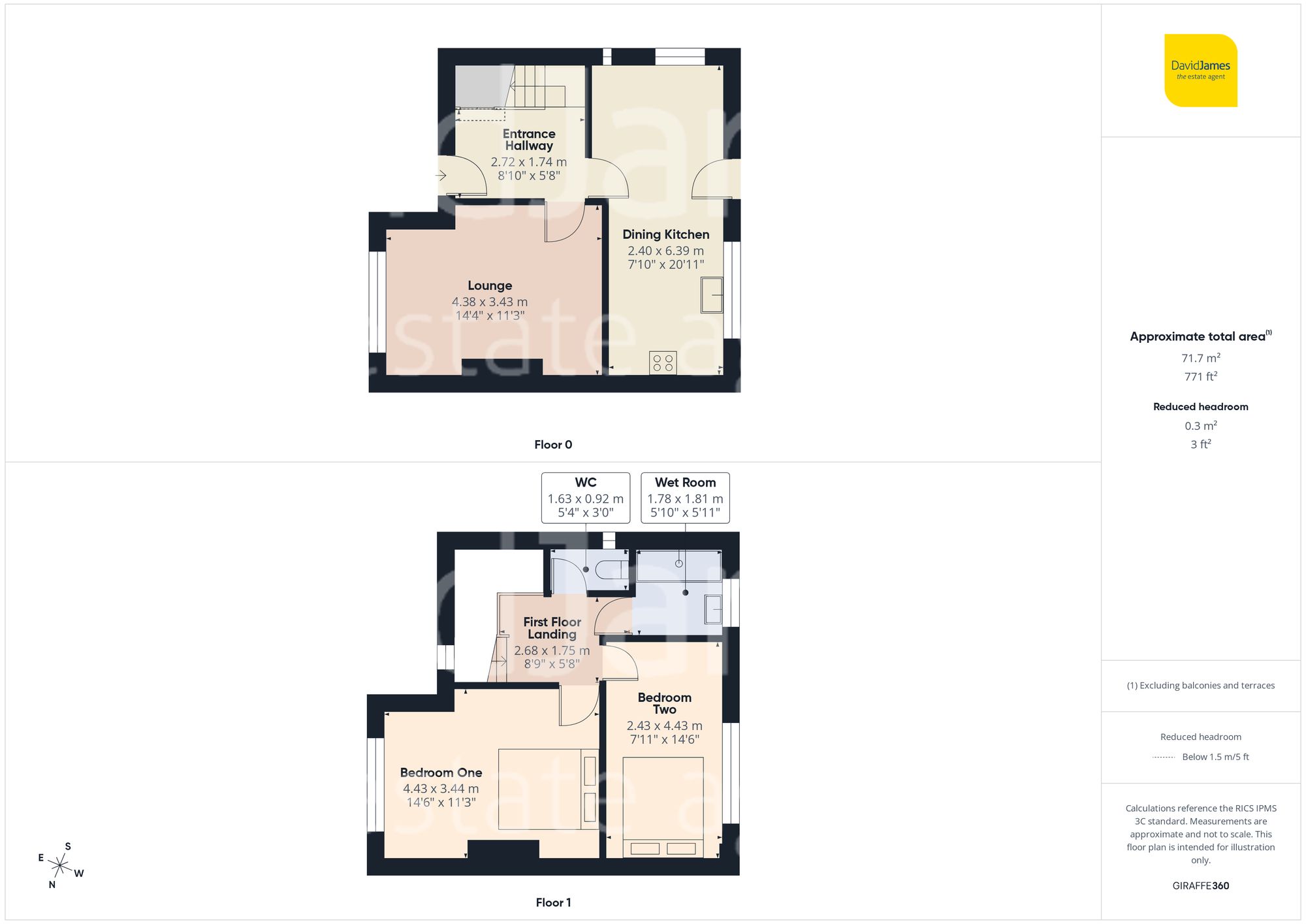 Floorplan for Fraser Road, Carlton, Nottingham