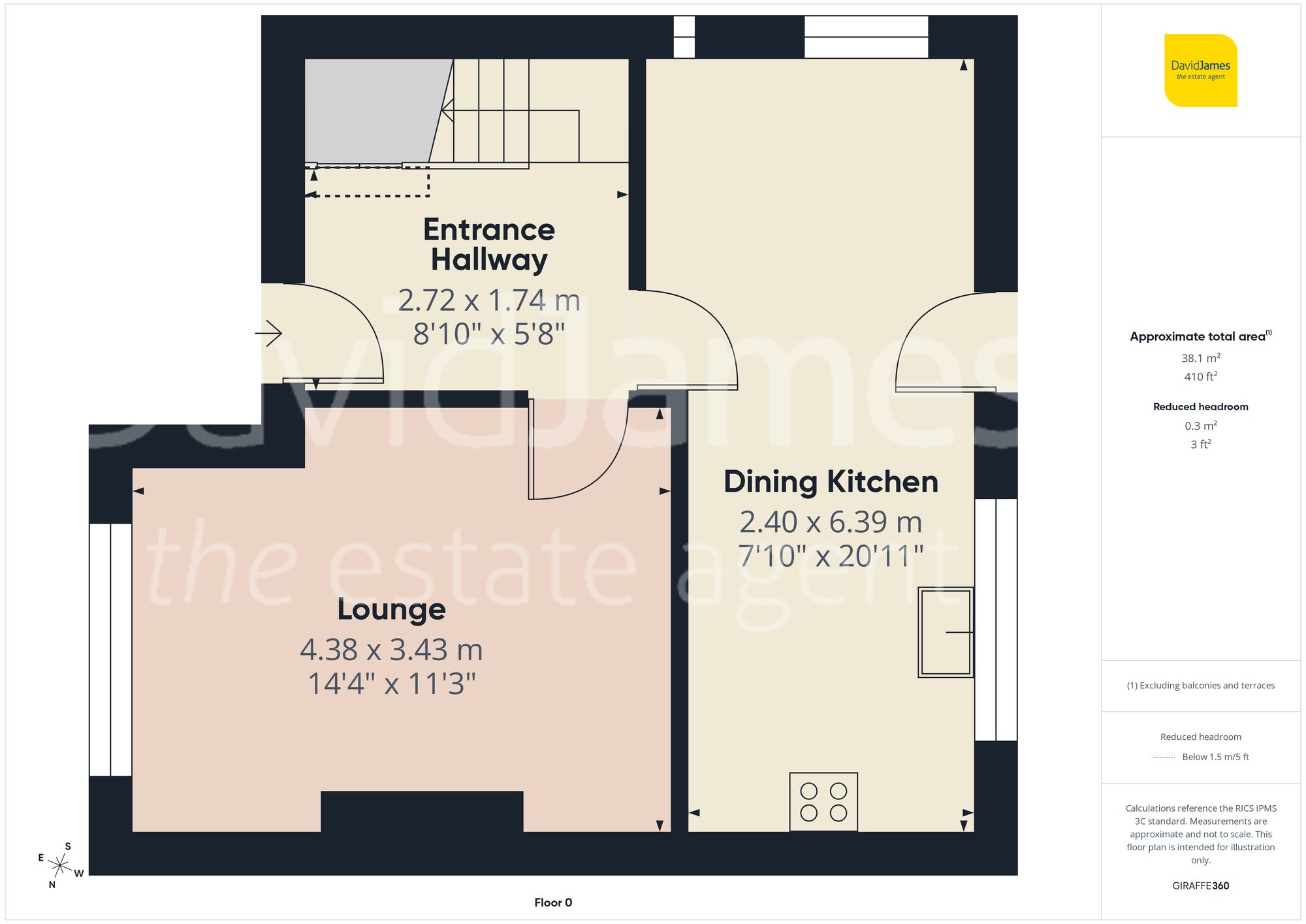 Floorplan for Fraser Road, Carlton, Nottingham
