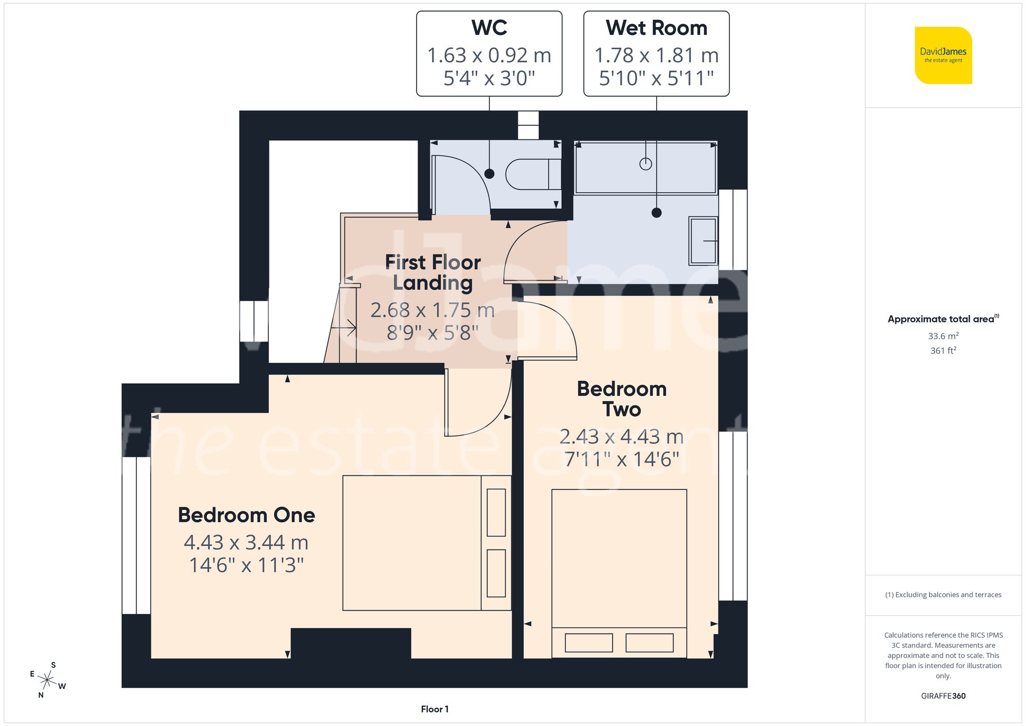 Floorplan for Fraser Road, Carlton, Nottingham
