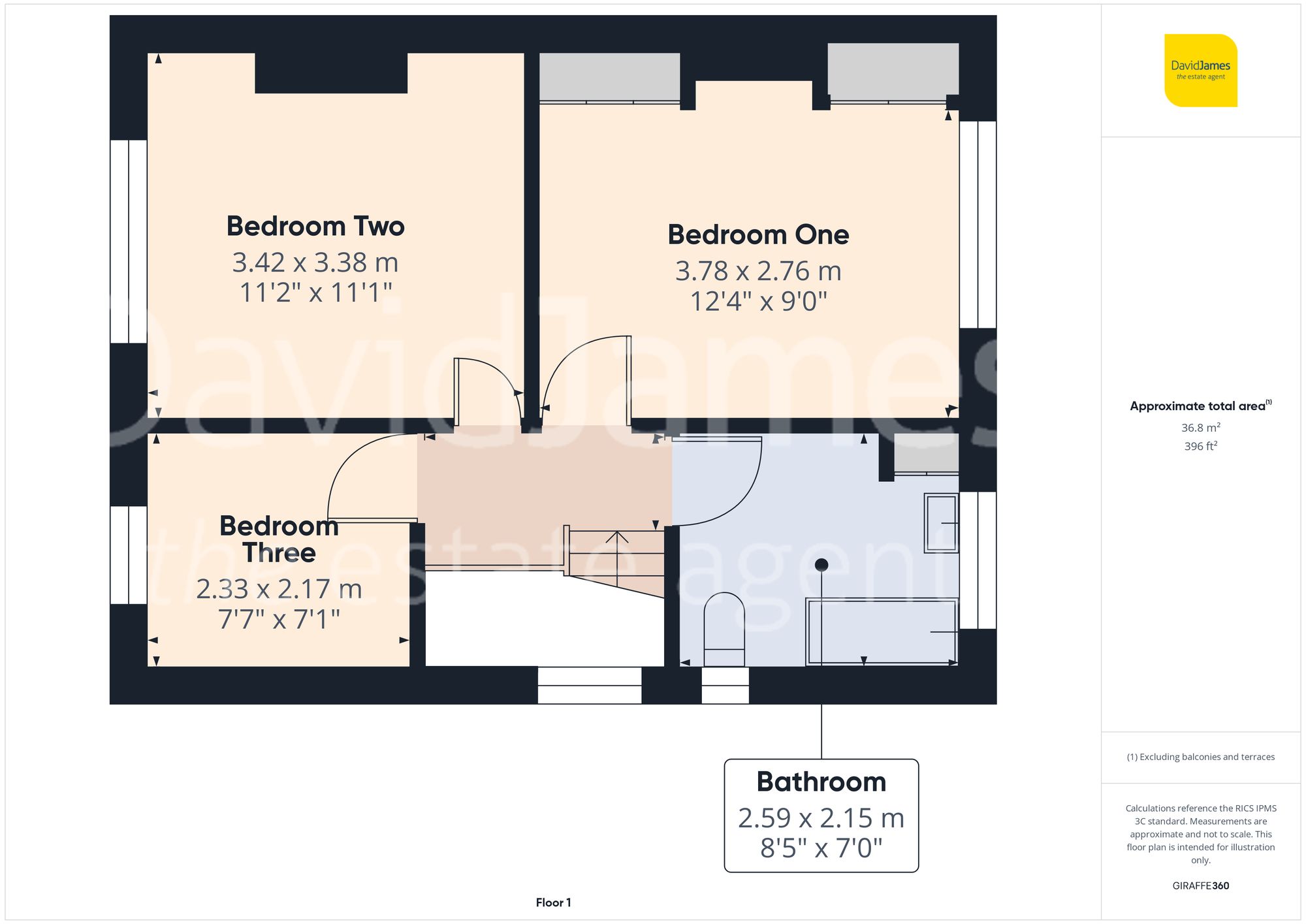 Floorplan for Standhill Road, Carlton, Nottingham