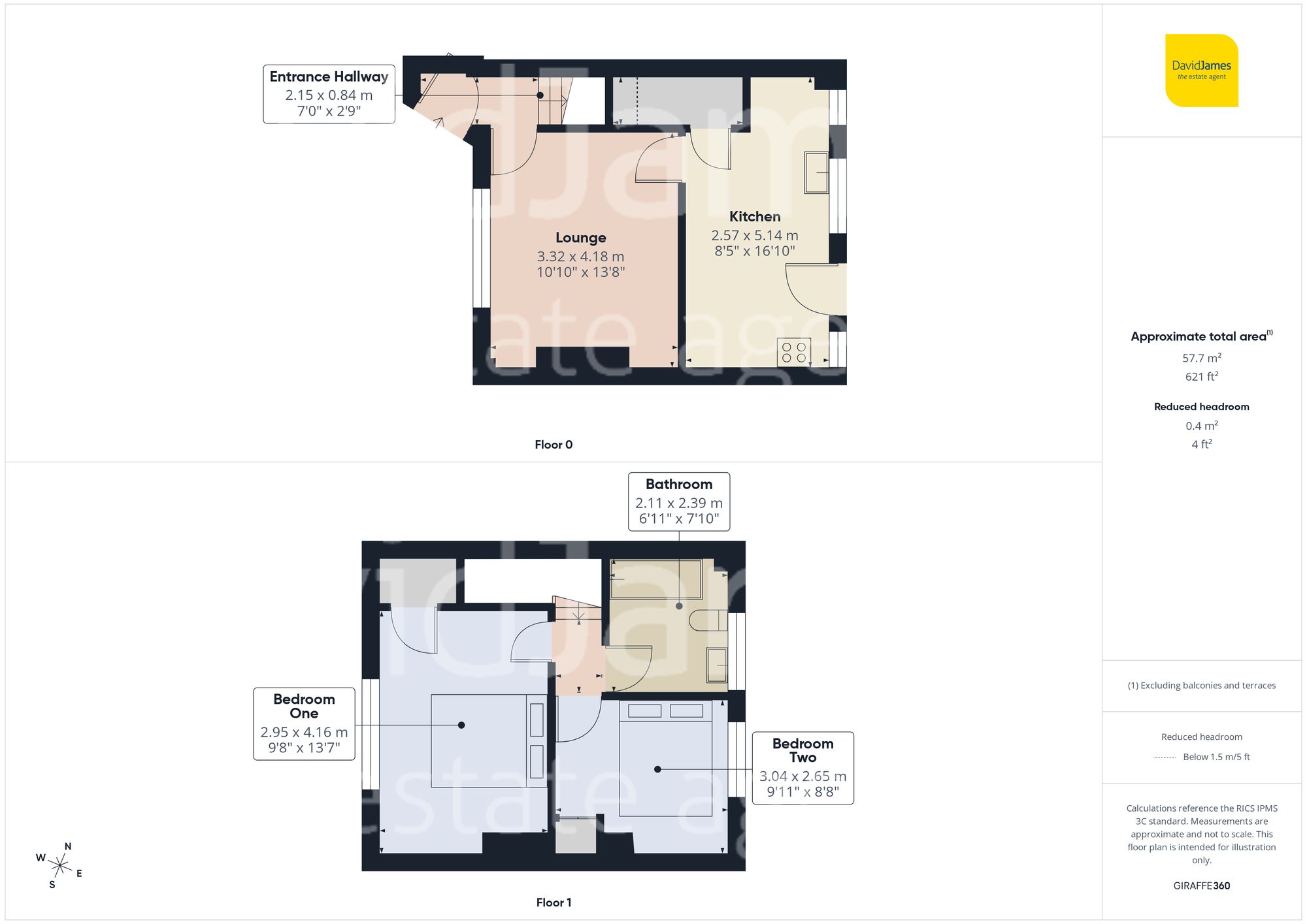 Floorplan for Linton Rise, Nottingham
