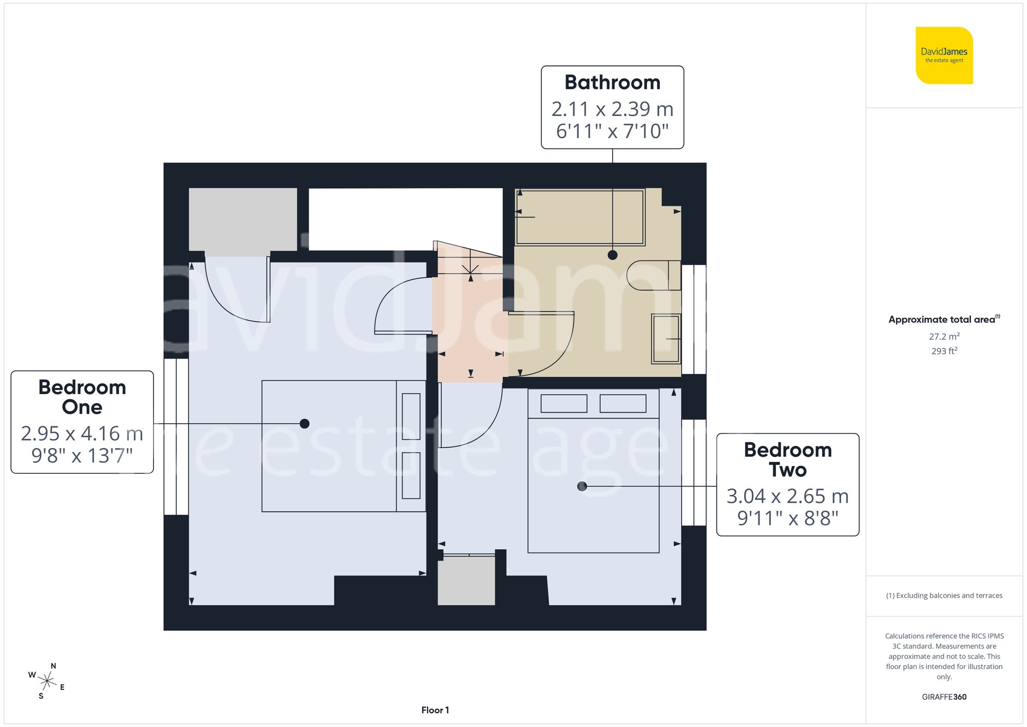 Floorplan for Linton Rise, Nottingham