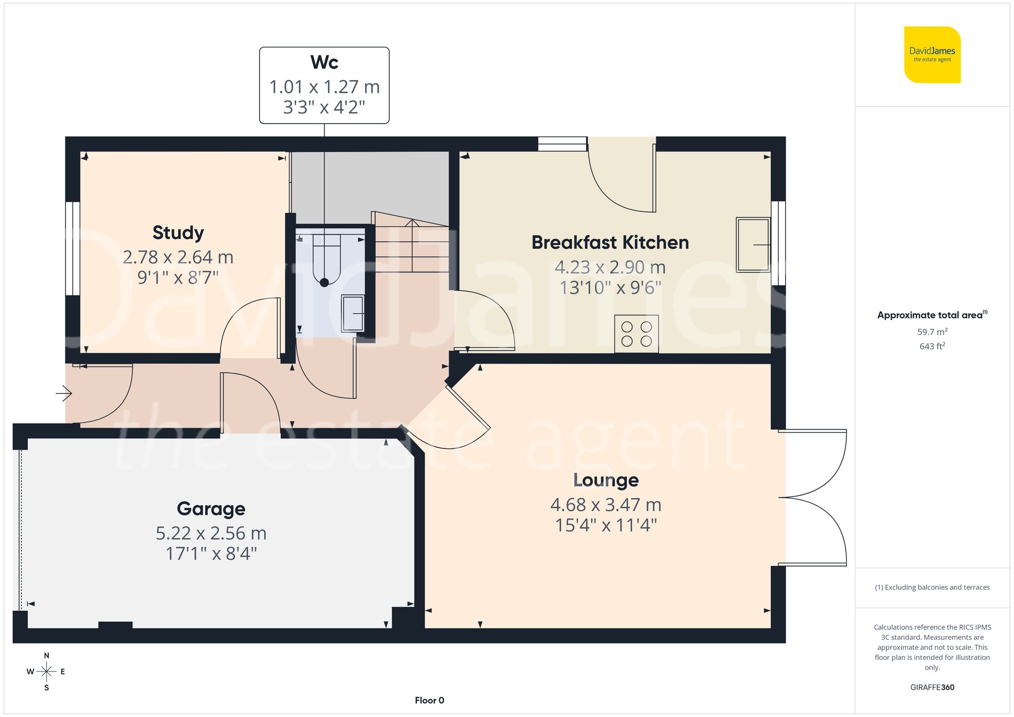 Floorplan for Horsley Lane, Gedling, Nottingham