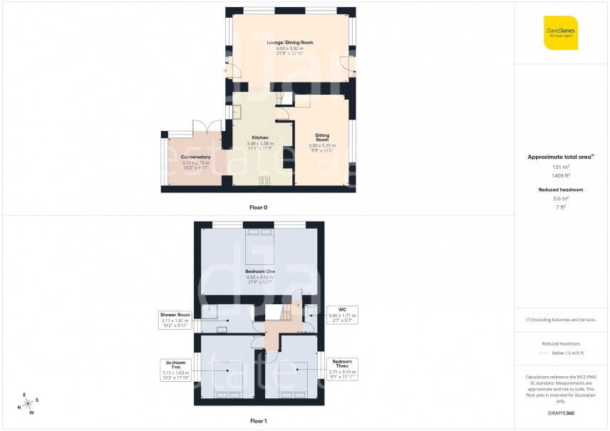 Floorplan for Pepper Road, Calverton, Nottingham
