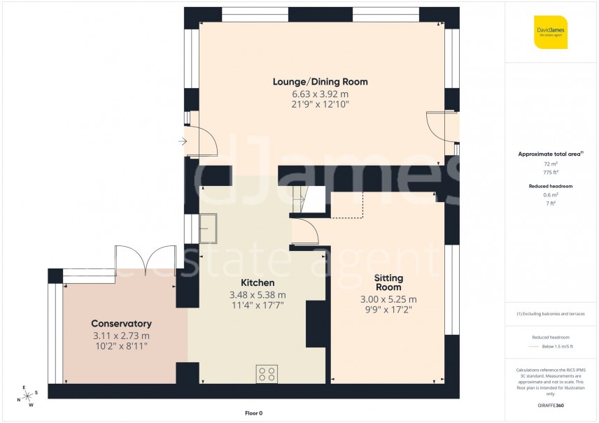 Floorplan for Pepper Road, Calverton, Nottingham