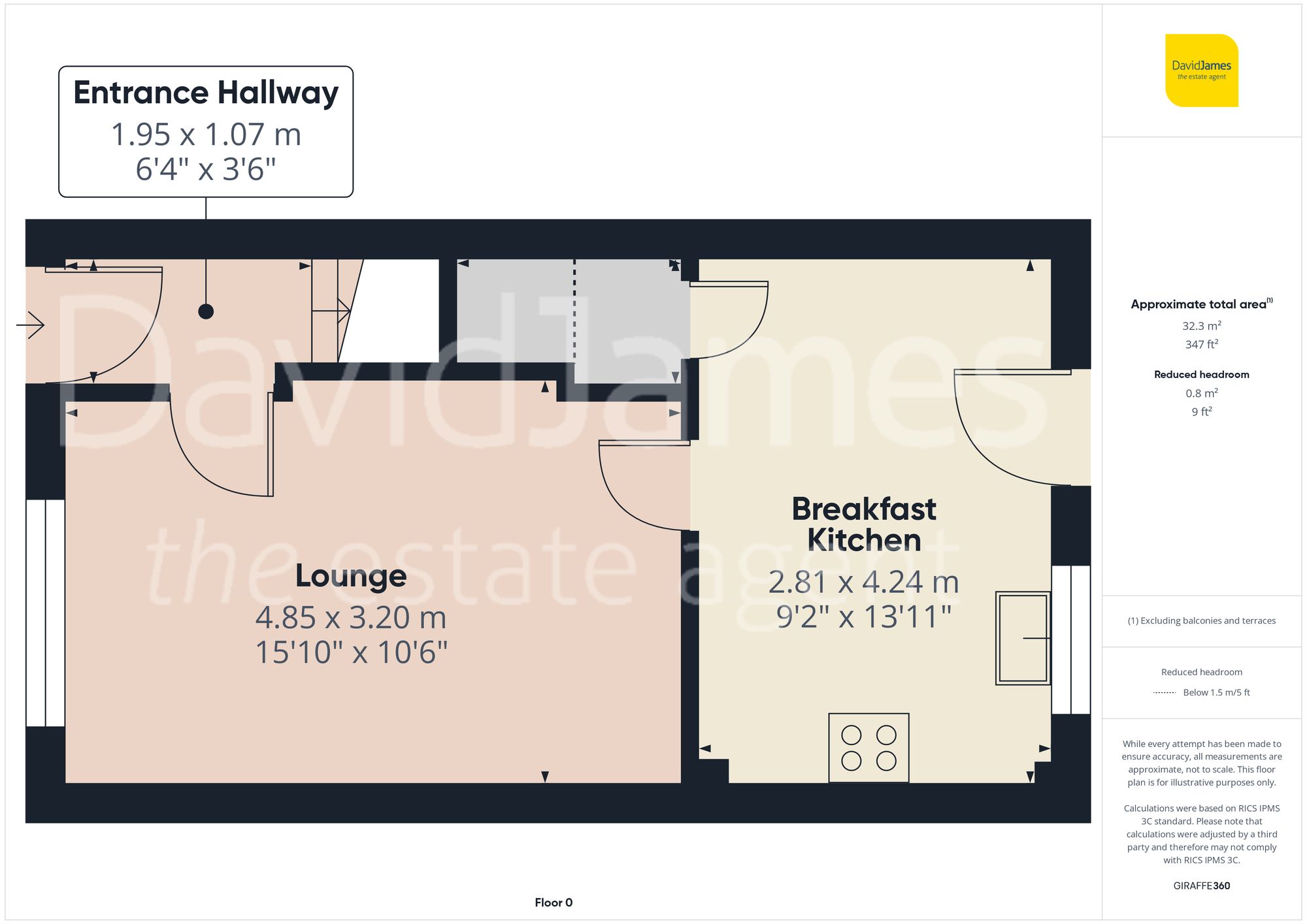 Floorplan for Roman Drive, Basford, Nottingham