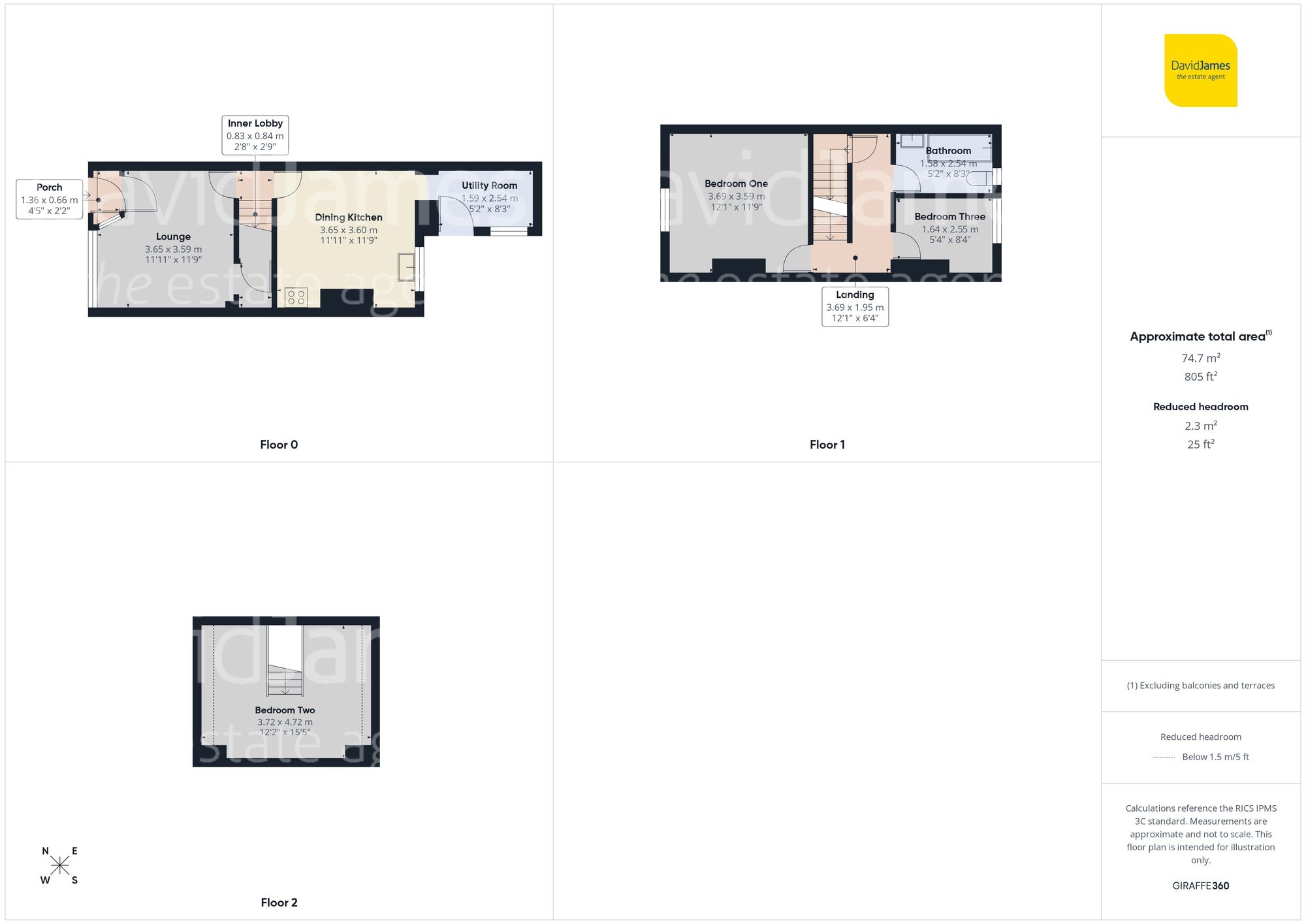 Floorplan for Outram Street, Sutton in Ashfield, Nottinghamshire
