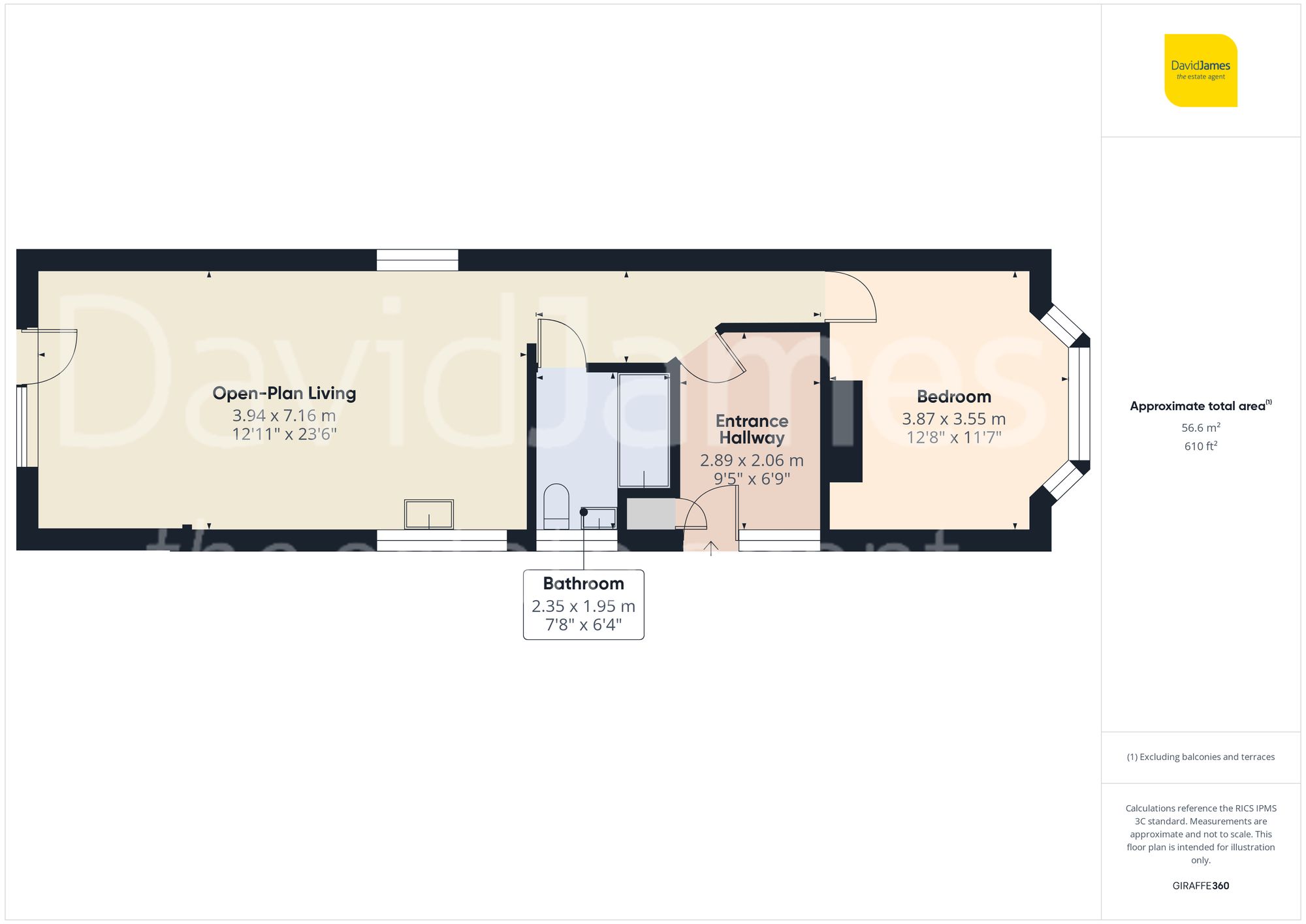 Floorplan for Darlton Drive, Arnold, Nottingham