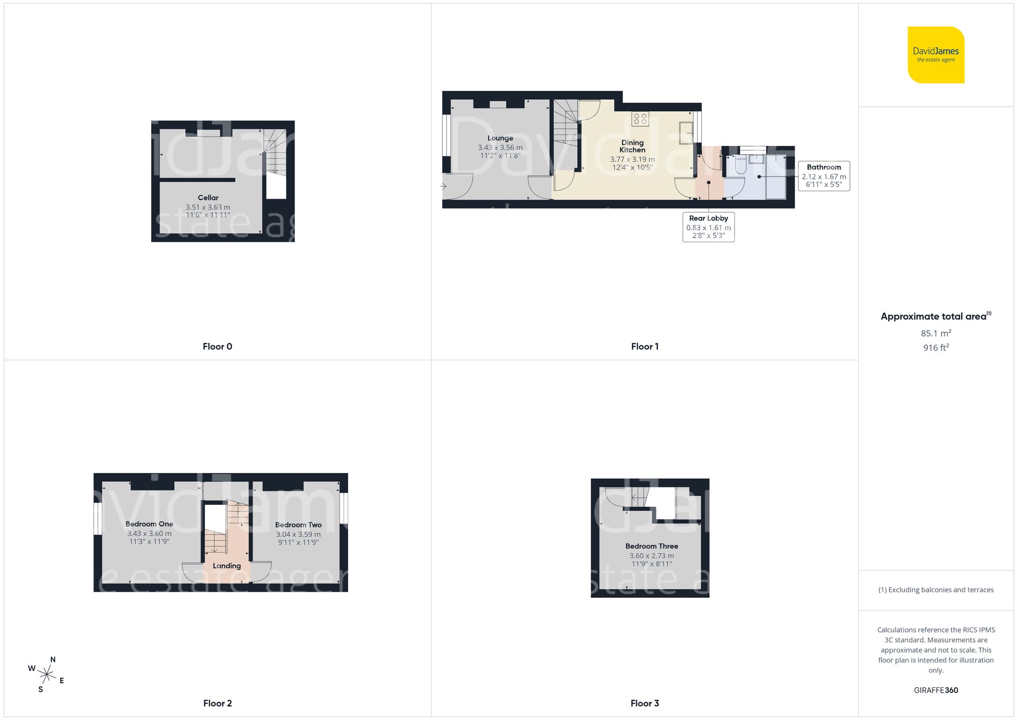 Floorplan for Baden Powell Road, Sneinton, Nottingham