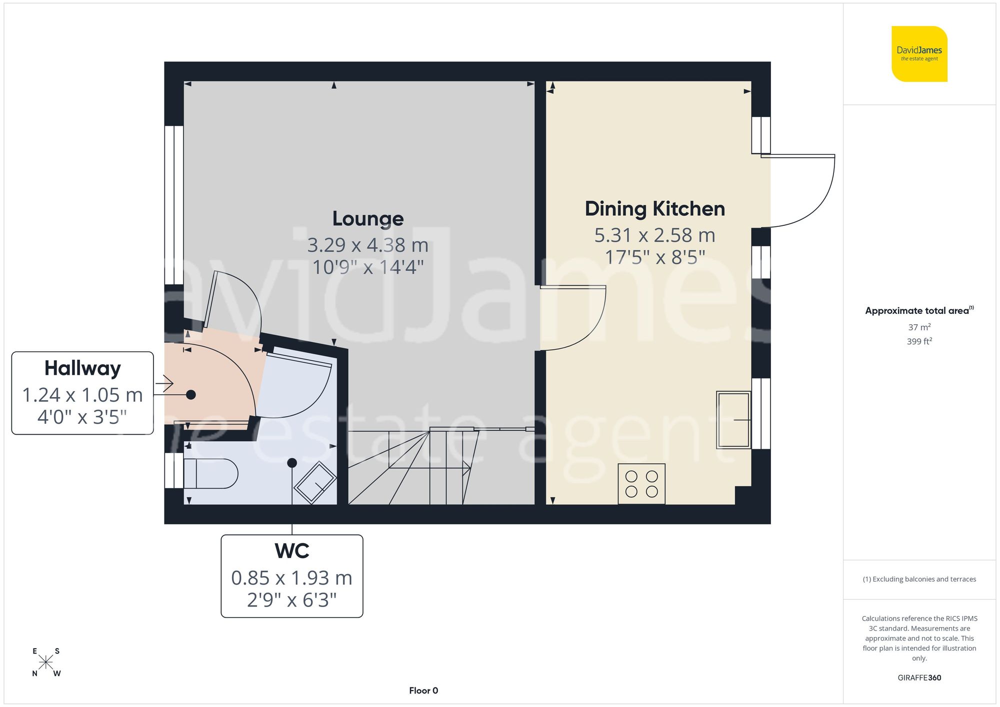 Floorplan for Hill Top View, Sutton in Ashfield, Nottinghamshire