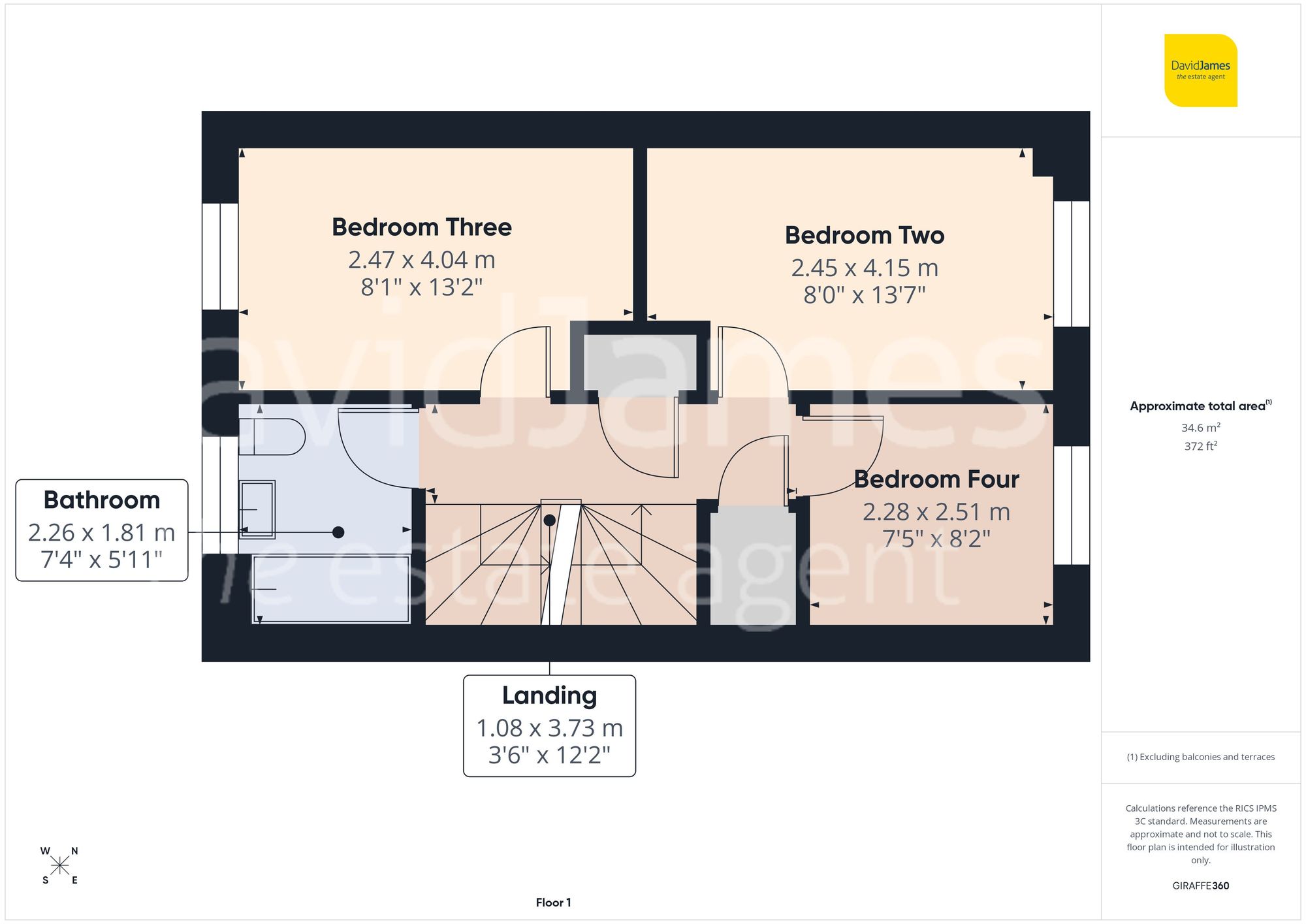 Floorplan for Lindley Avenue, Sutton in Ashfield, Nottinghamshire