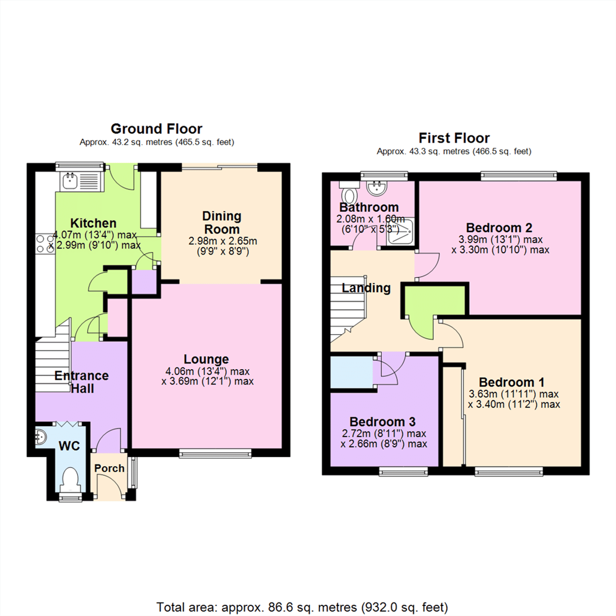 Floorplan for St. Anns Valley, Nottingham