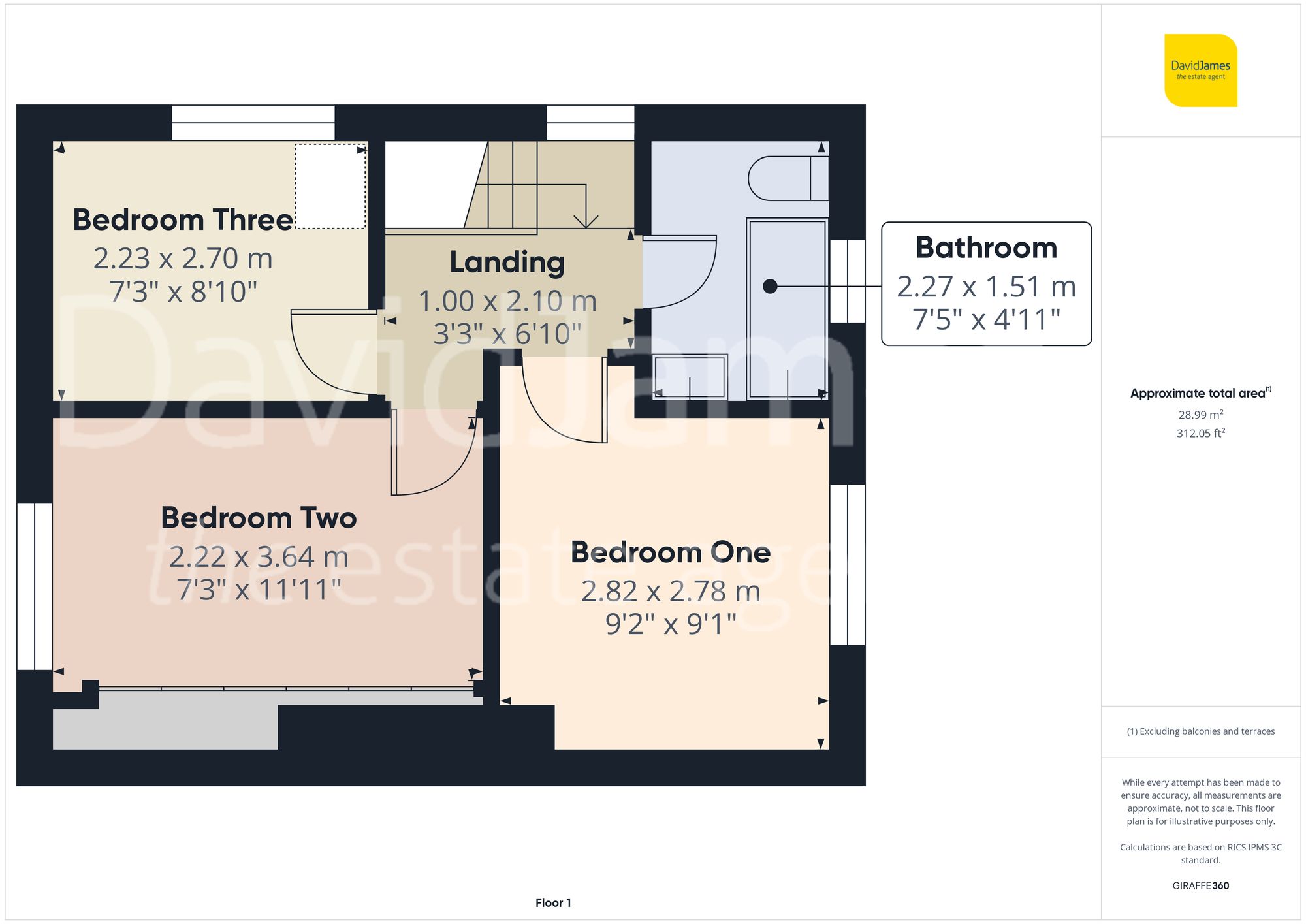 Floorplan for Wardle Grove, Arnold, Nottingham