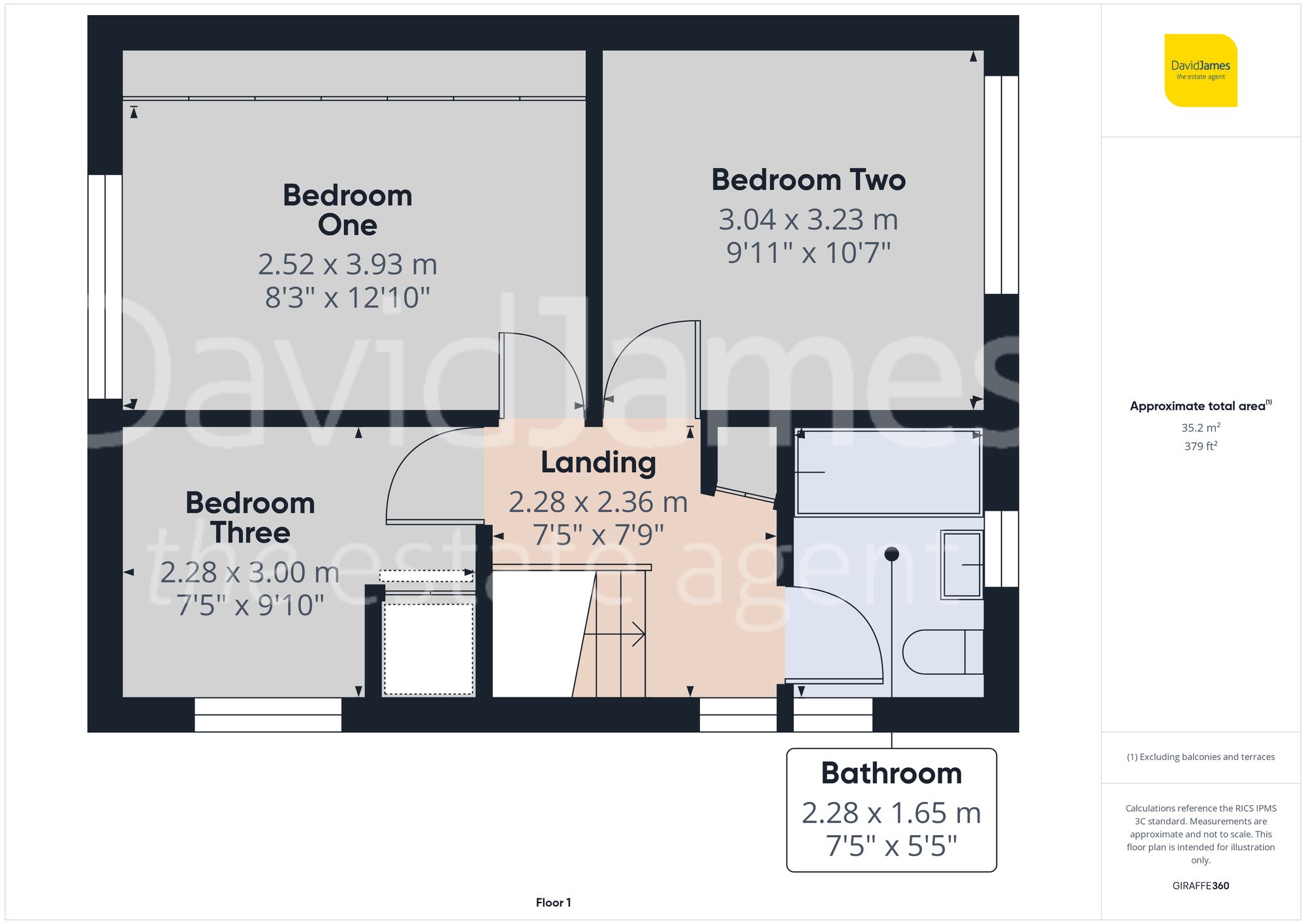 Floorplan for Greenwood Road, Nottingham
