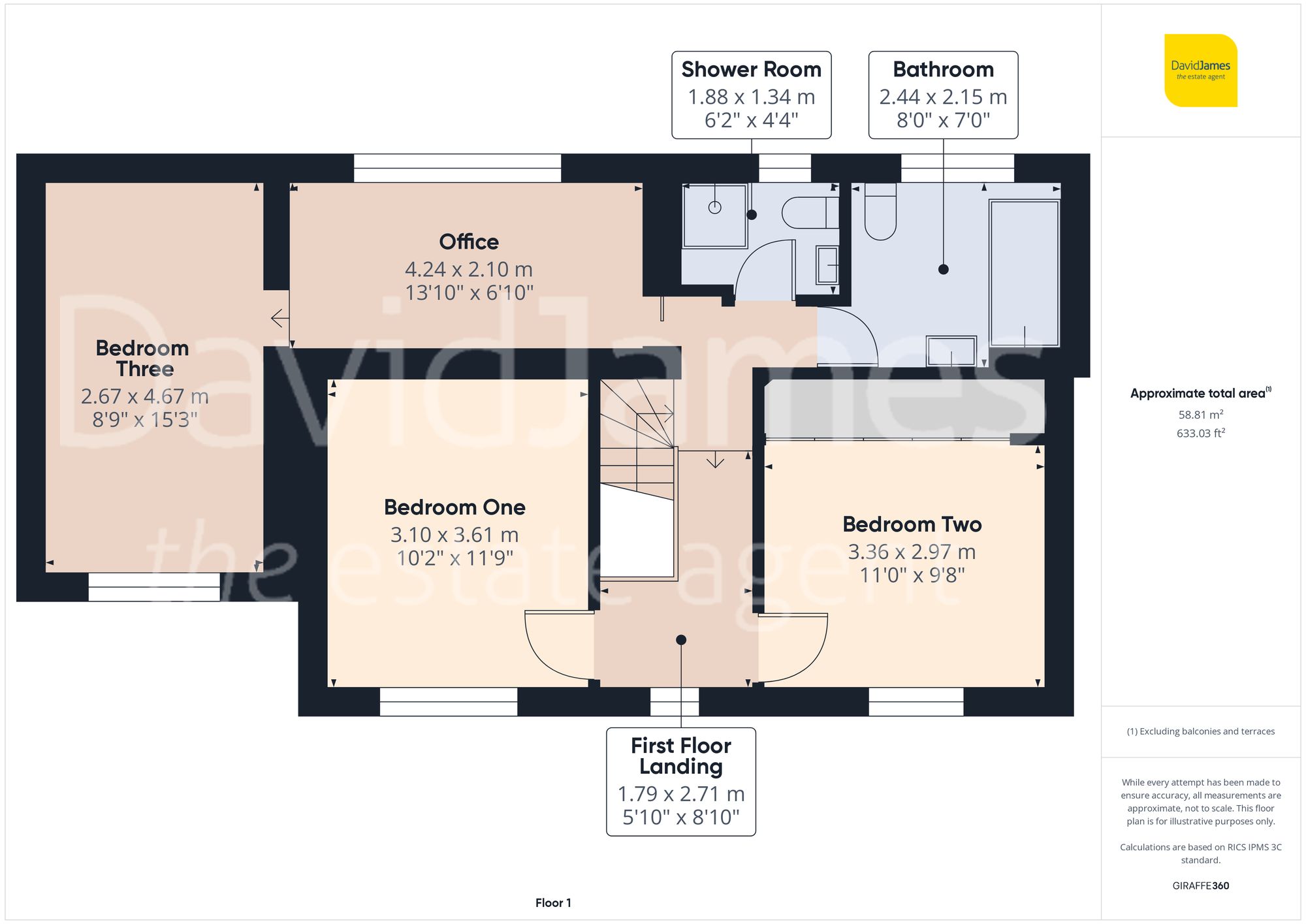 Floorplan for Frederick Avenue, Carlton, Nottingham