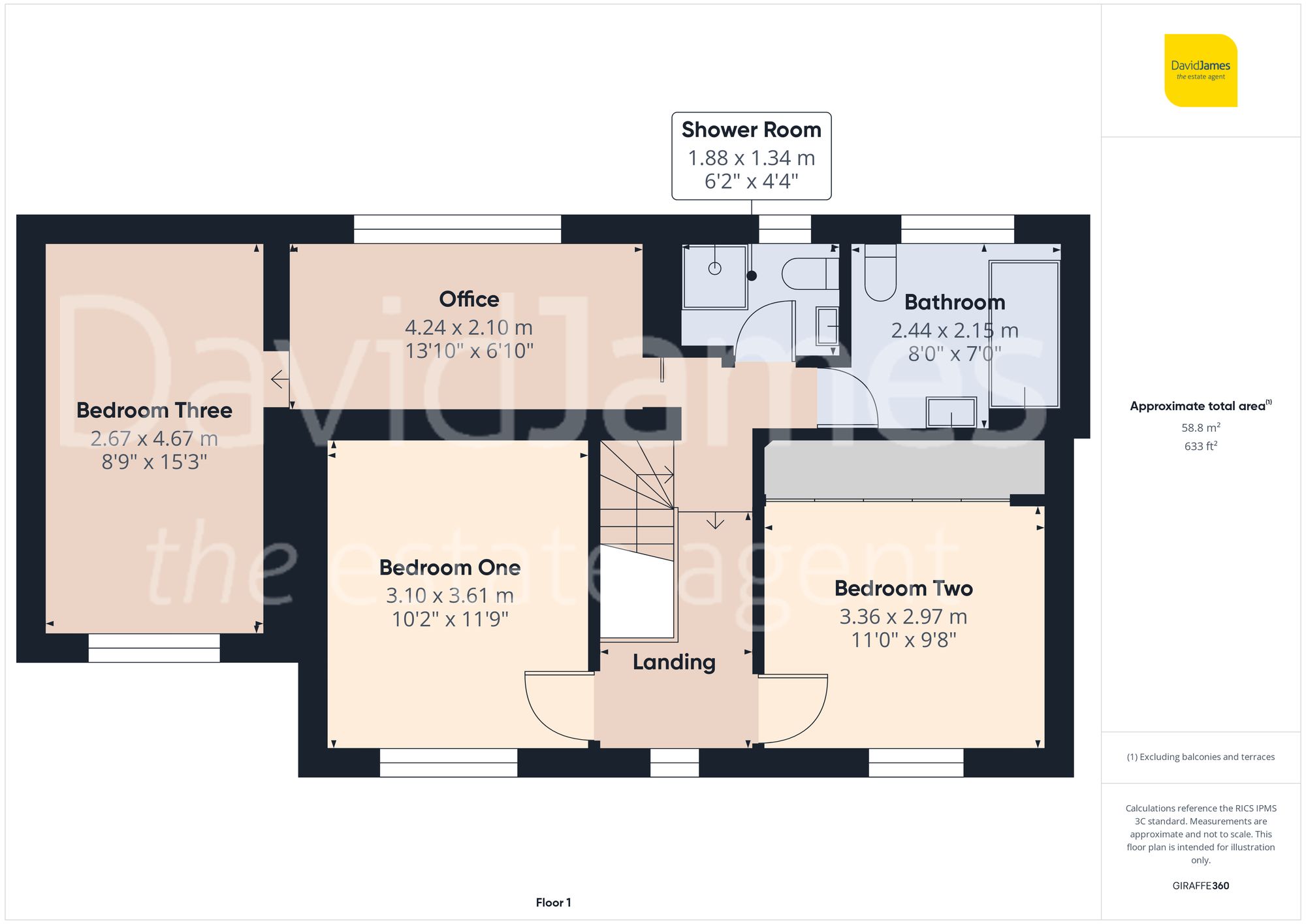 Floorplan for HOLLINGBURY, Frederick Avenue, Carlton, Nottingham