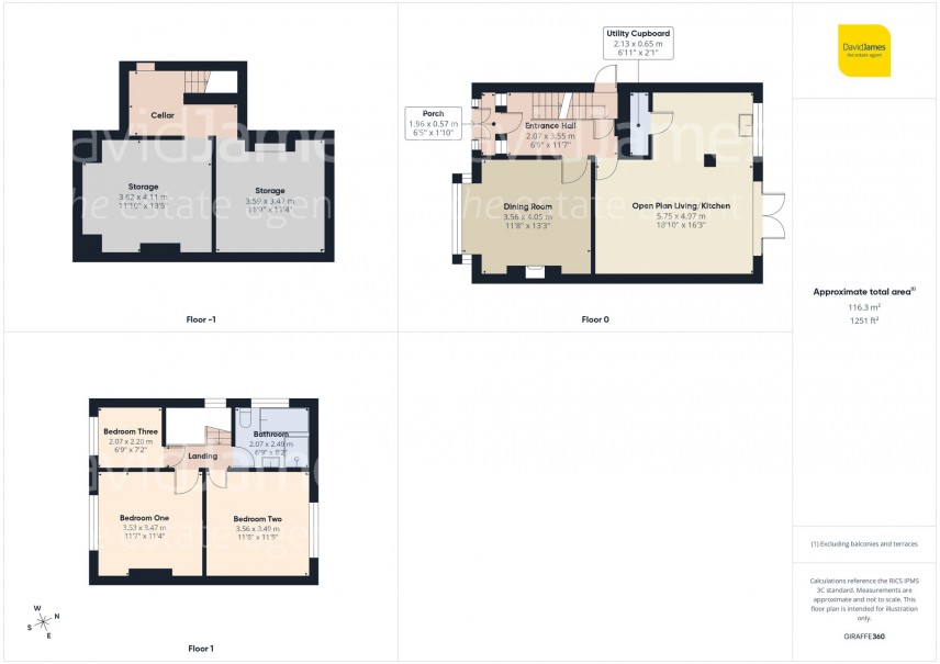 Floorplan for Devon Drive, Sherwood, Nottingham