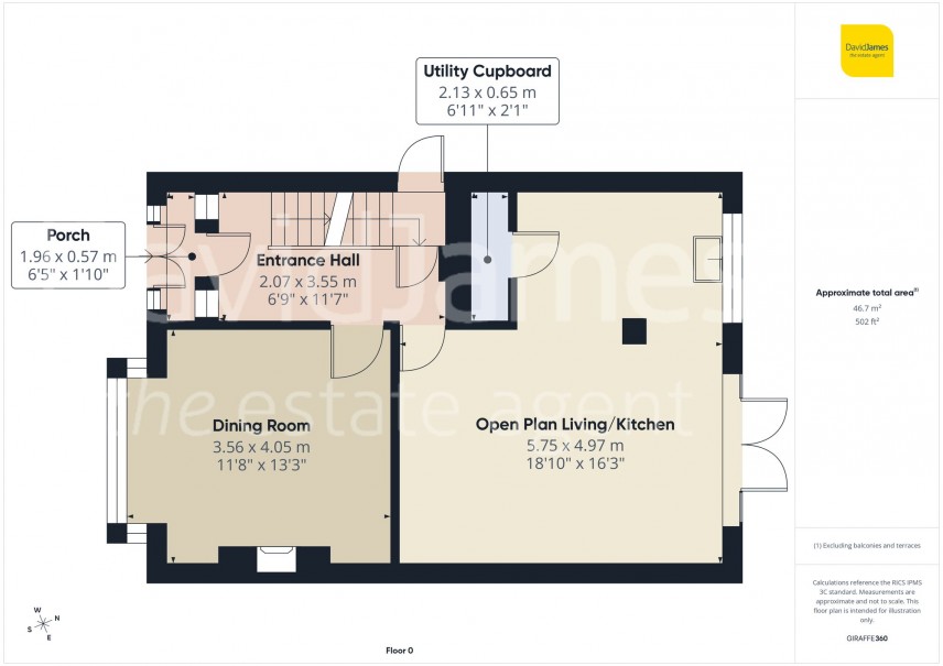 Floorplan for Devon Drive, Sherwood, Nottingham