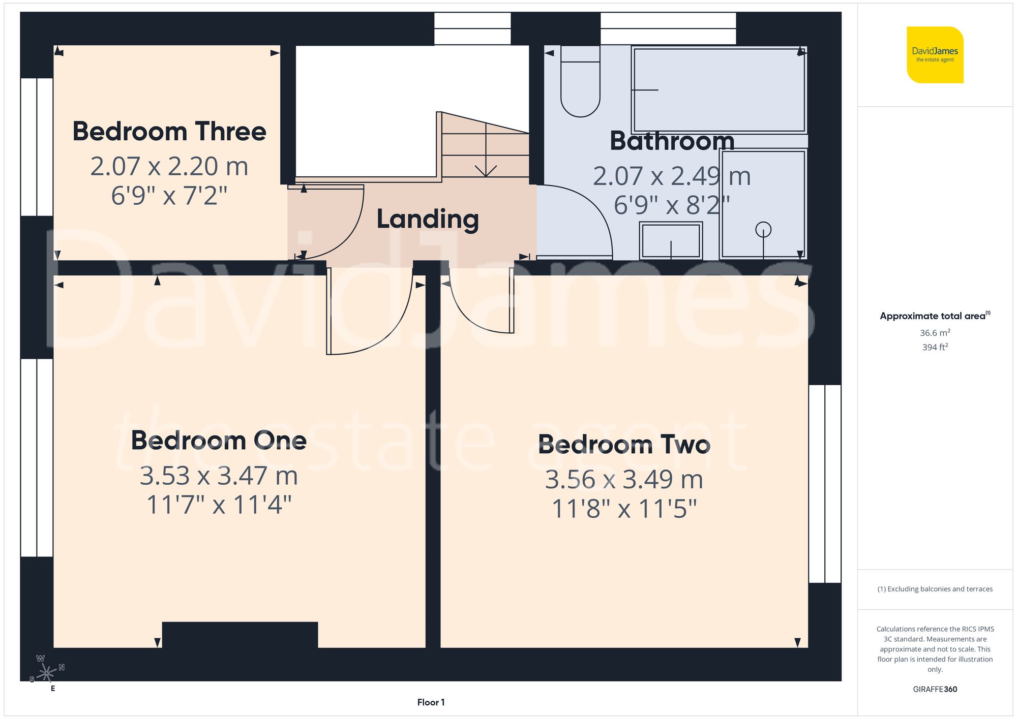 Floorplan for Devon Drive, Sherwood, Nottingham