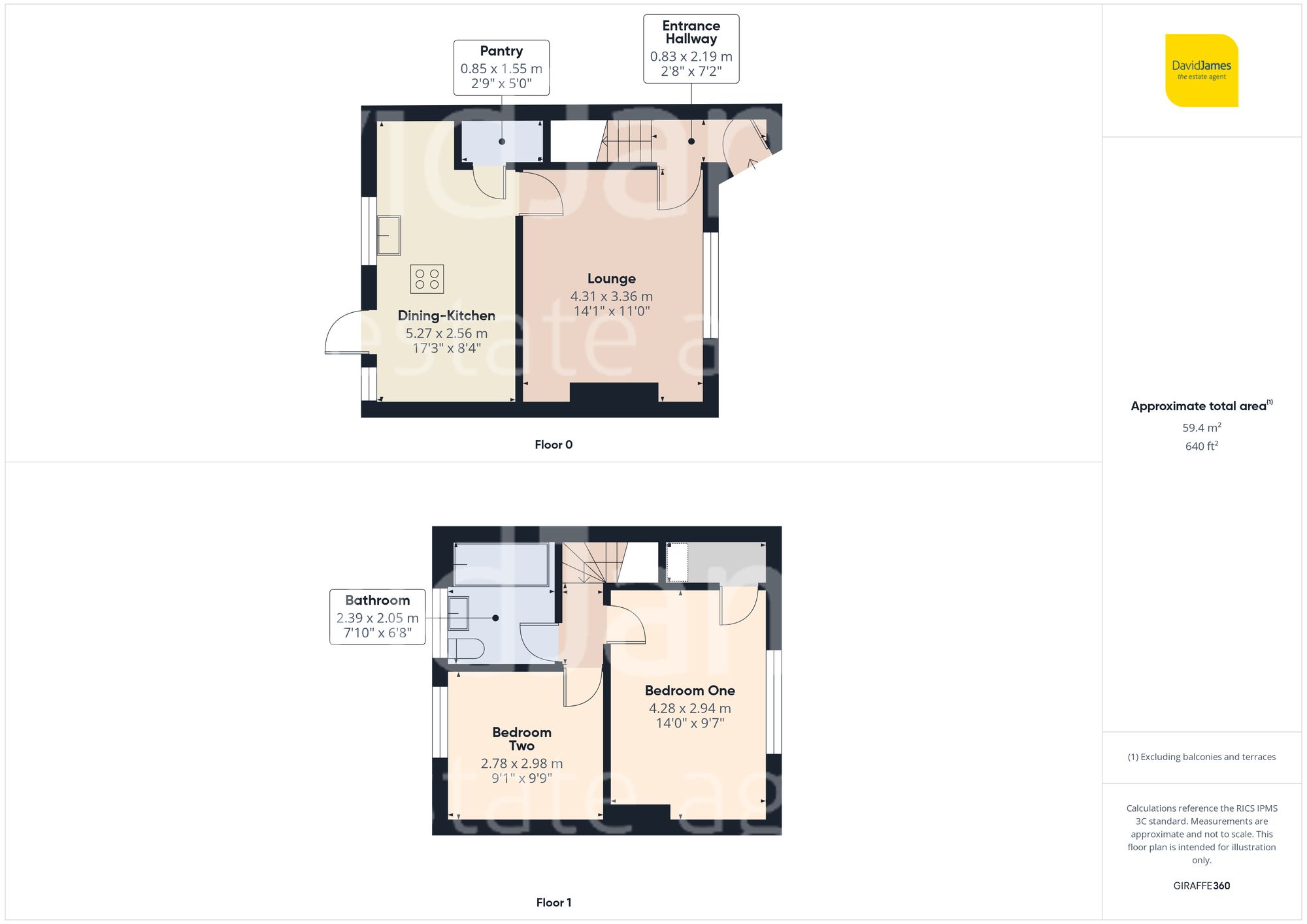 Floorplan for Greenwood Road, Nottingham