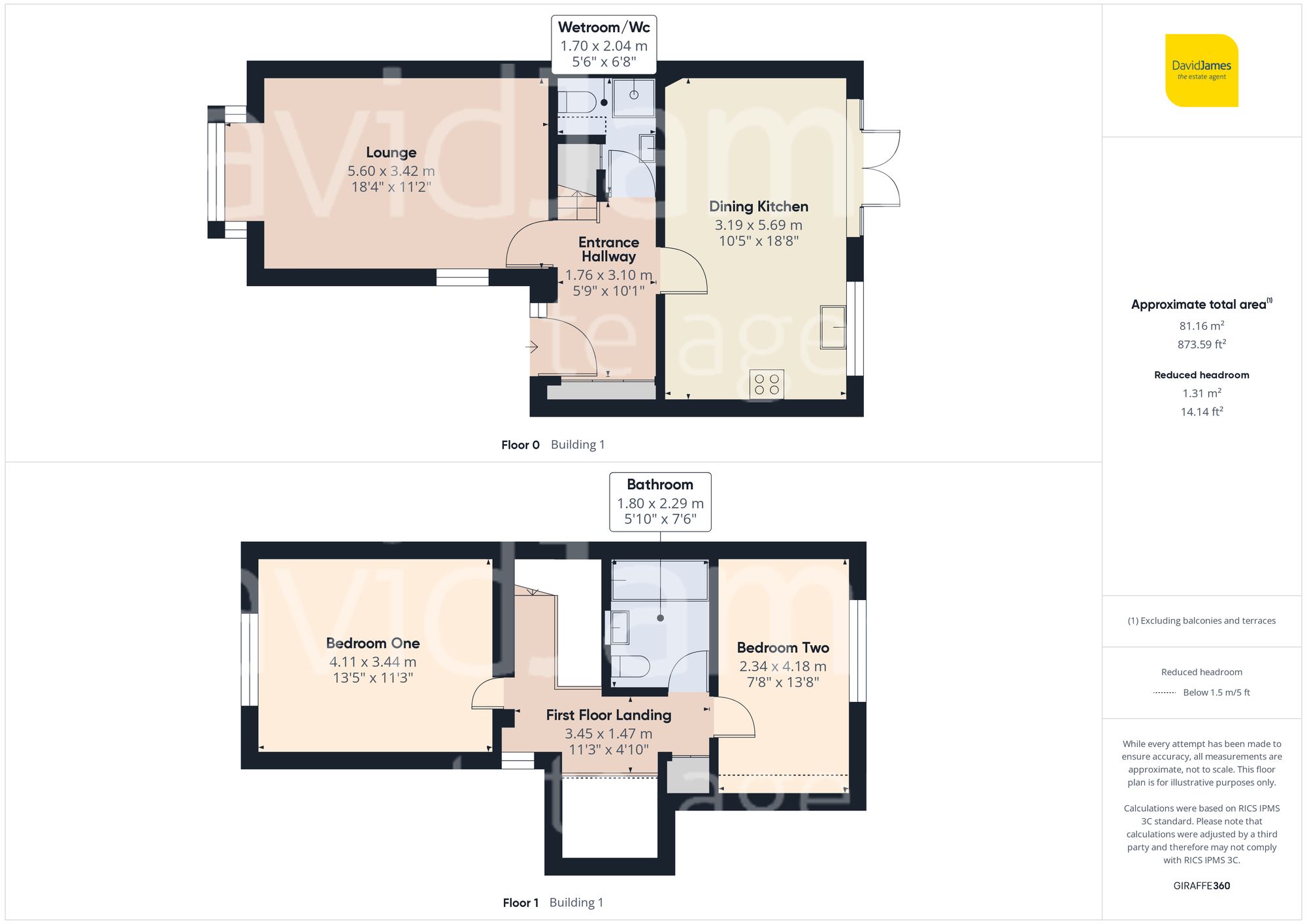 Floorplan for George Road, Carlton, Nottingham