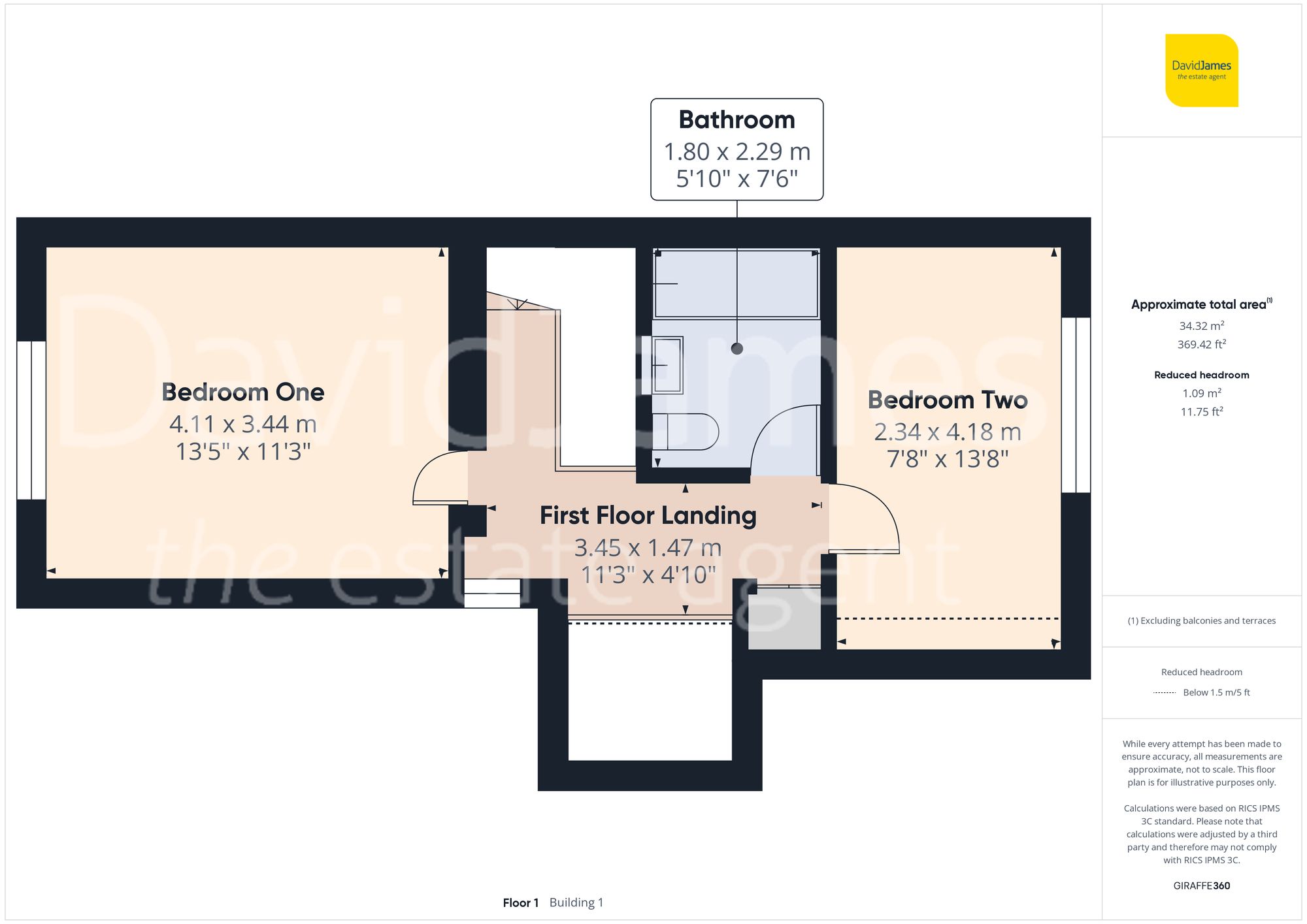 Floorplan for George Road, Carlton, Nottingham
