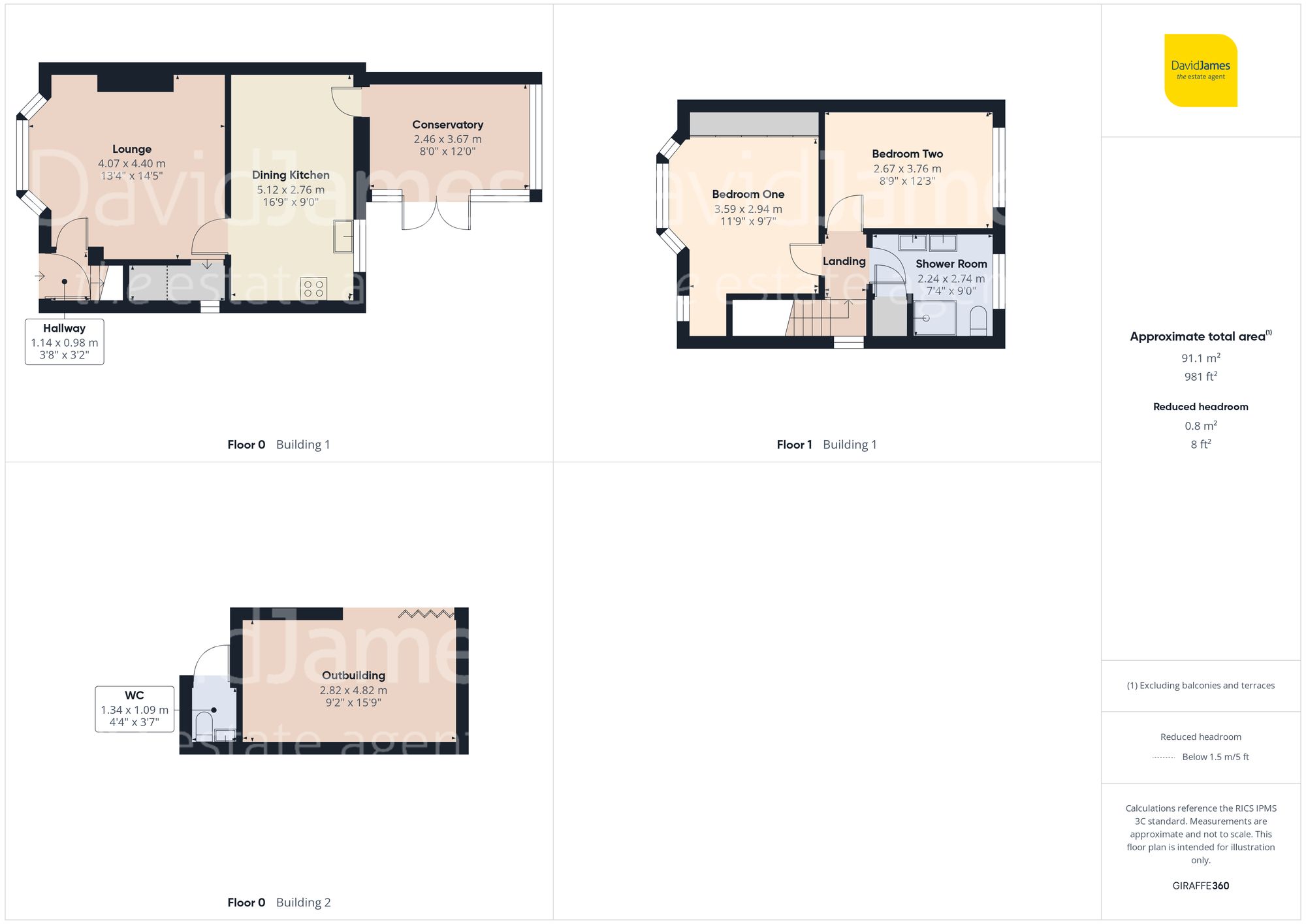 Floorplan for Redland Grove, Carlton, Nottingham
