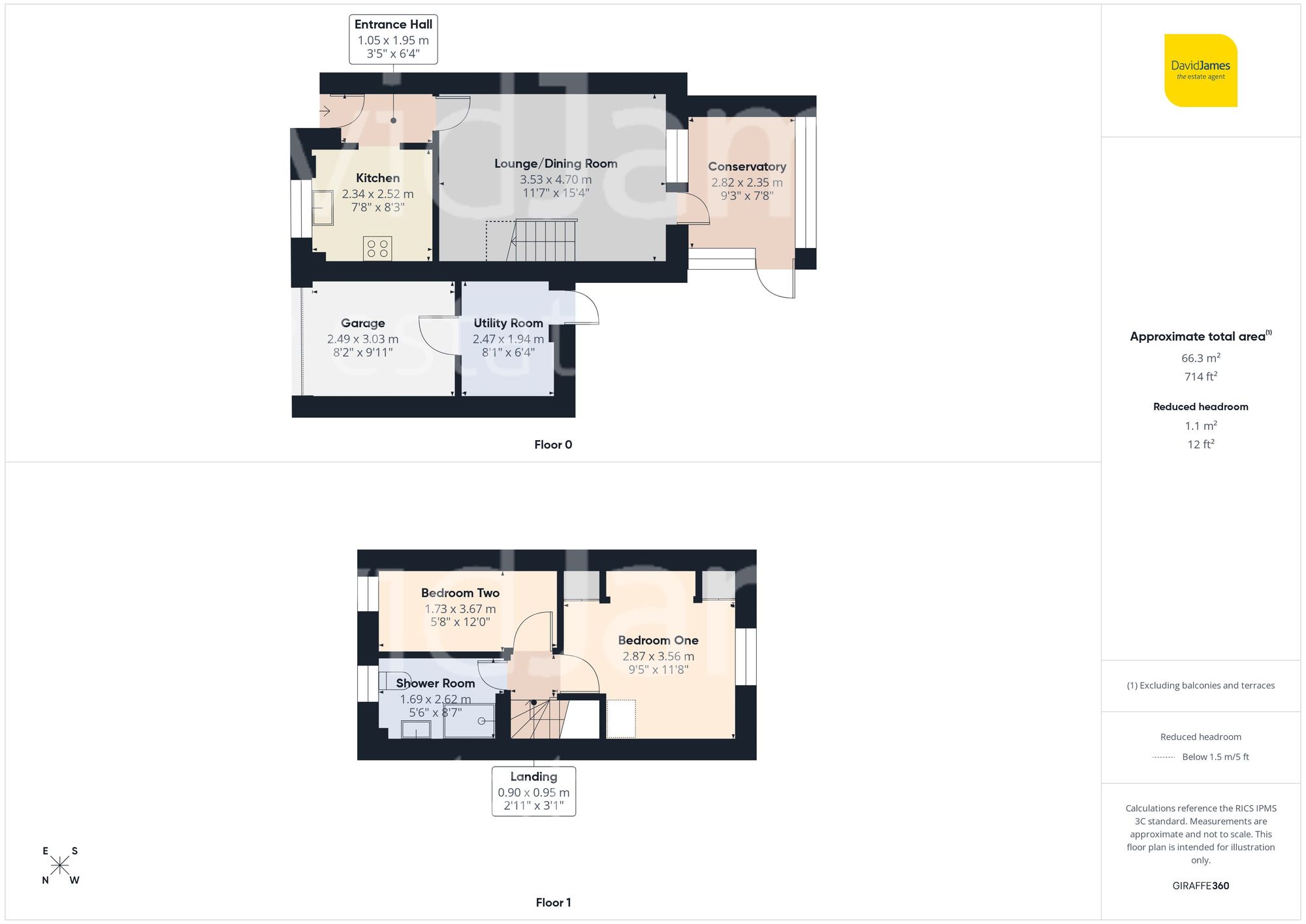 Floorplan for Whilton Close, Sutton in Ashfield, Nottinghamshire