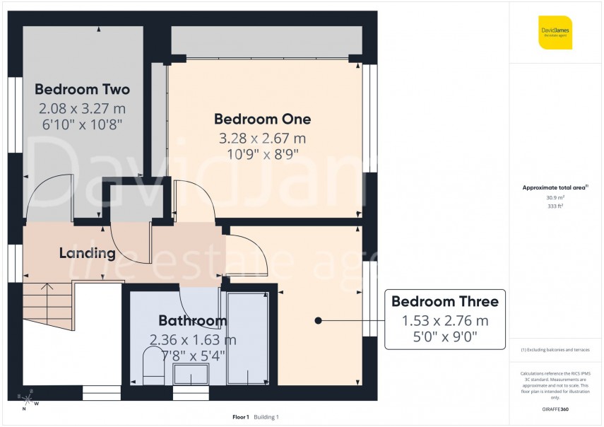 Floorplan for Hartcroft Road, Bestwood Park, Nottingham
