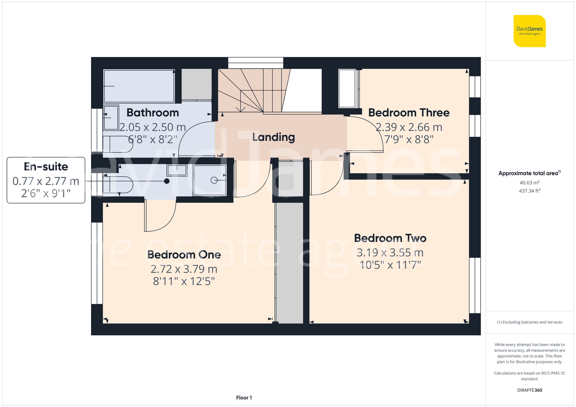 Floorplan for Trafford Gardens, Nottingham