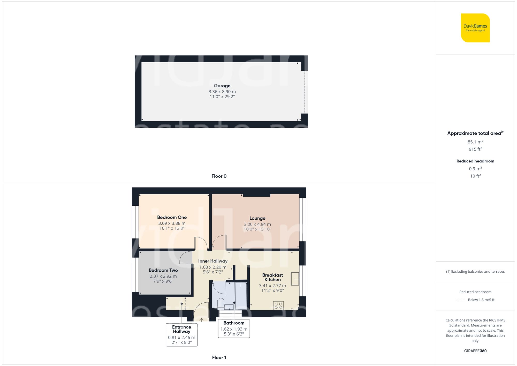 Floorplan for Trent Valley View, Mapperley, Nottingham