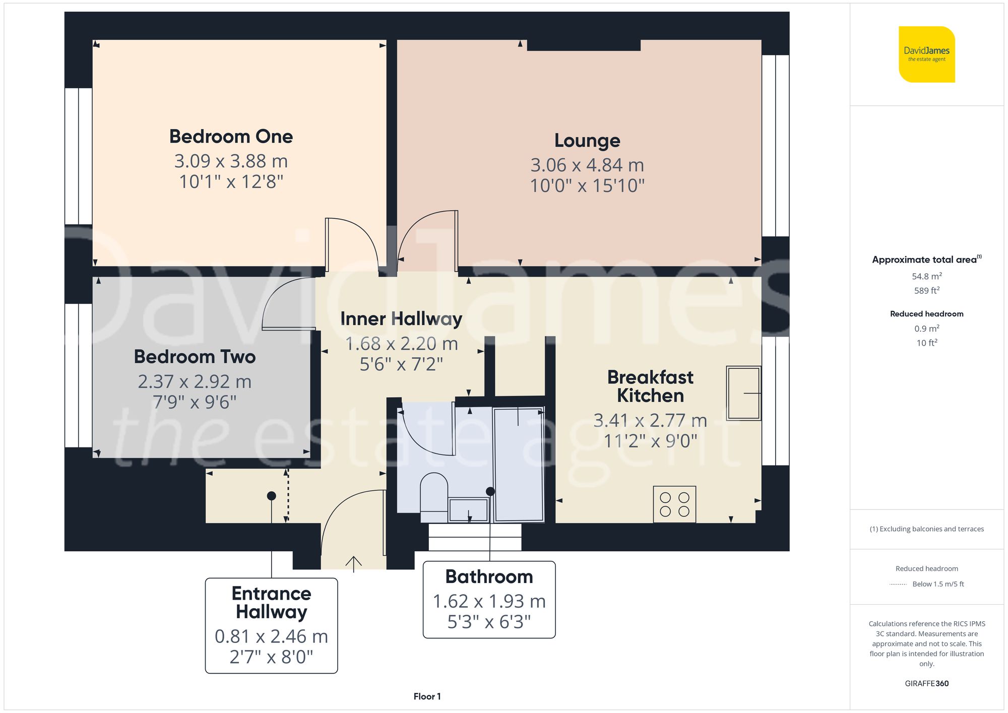 Floorplan for Trent Valley View, Mapperley, Nottingham