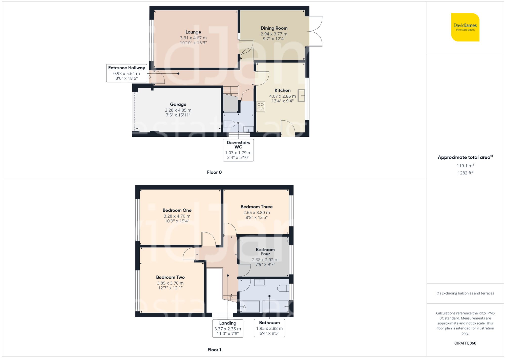 Floorplan for Linsdale Gardens, Gedling, Nottingham