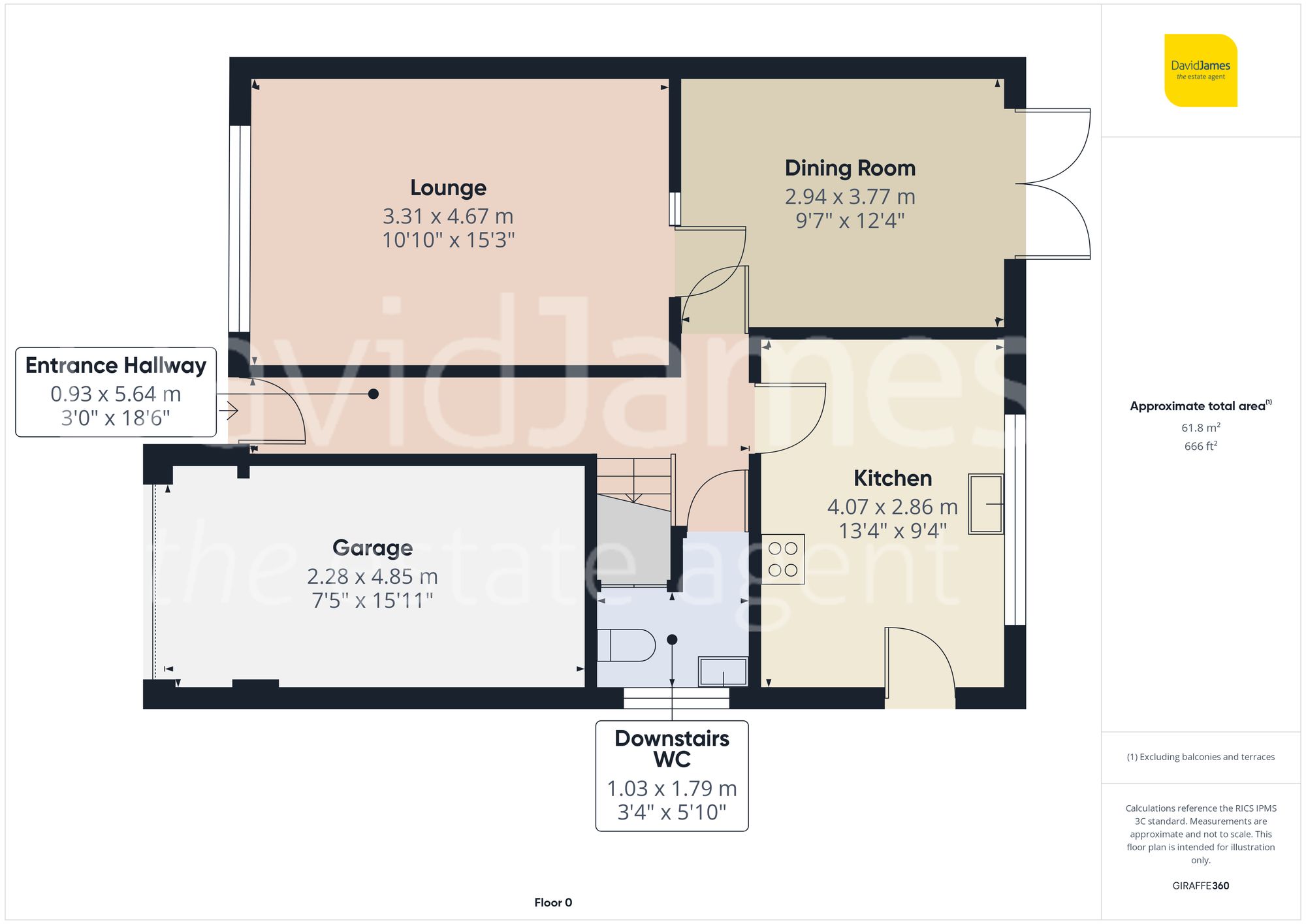 Floorplan for Linsdale Gardens, Gedling, Nottingham