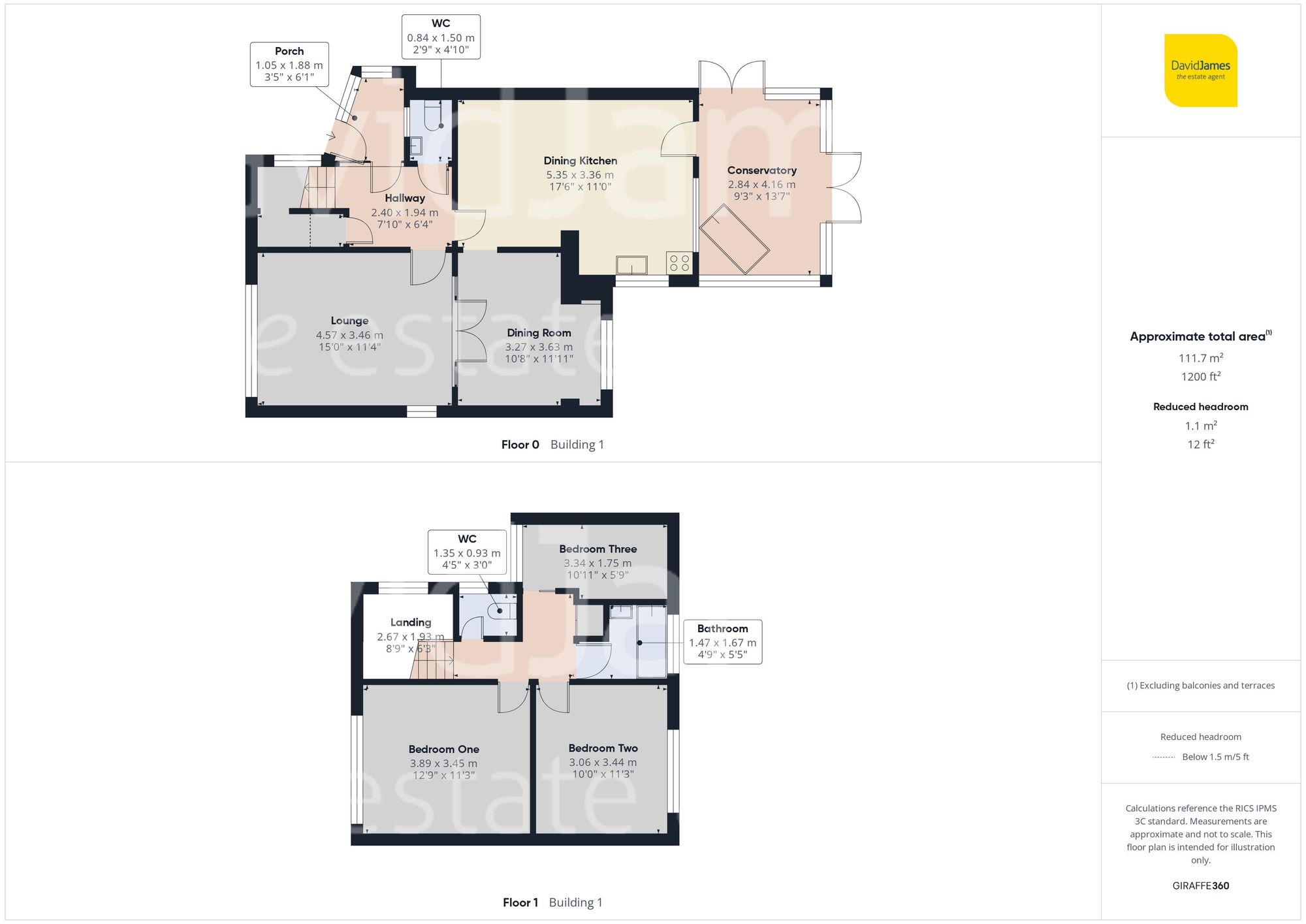 Floorplan for Haddon Road, Mansfield, Nottinghamshire