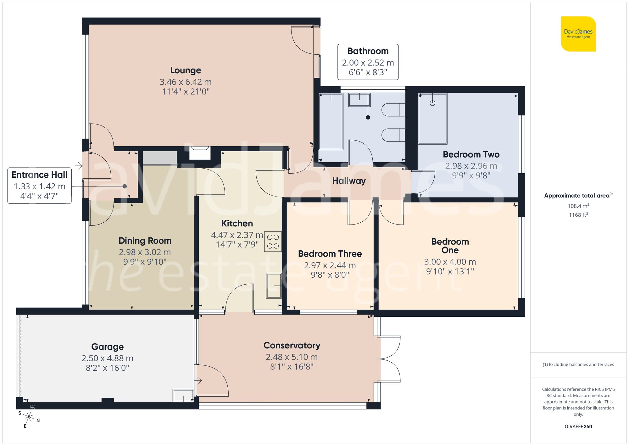Floorplan for Cherrywood Gardens, Nottingham